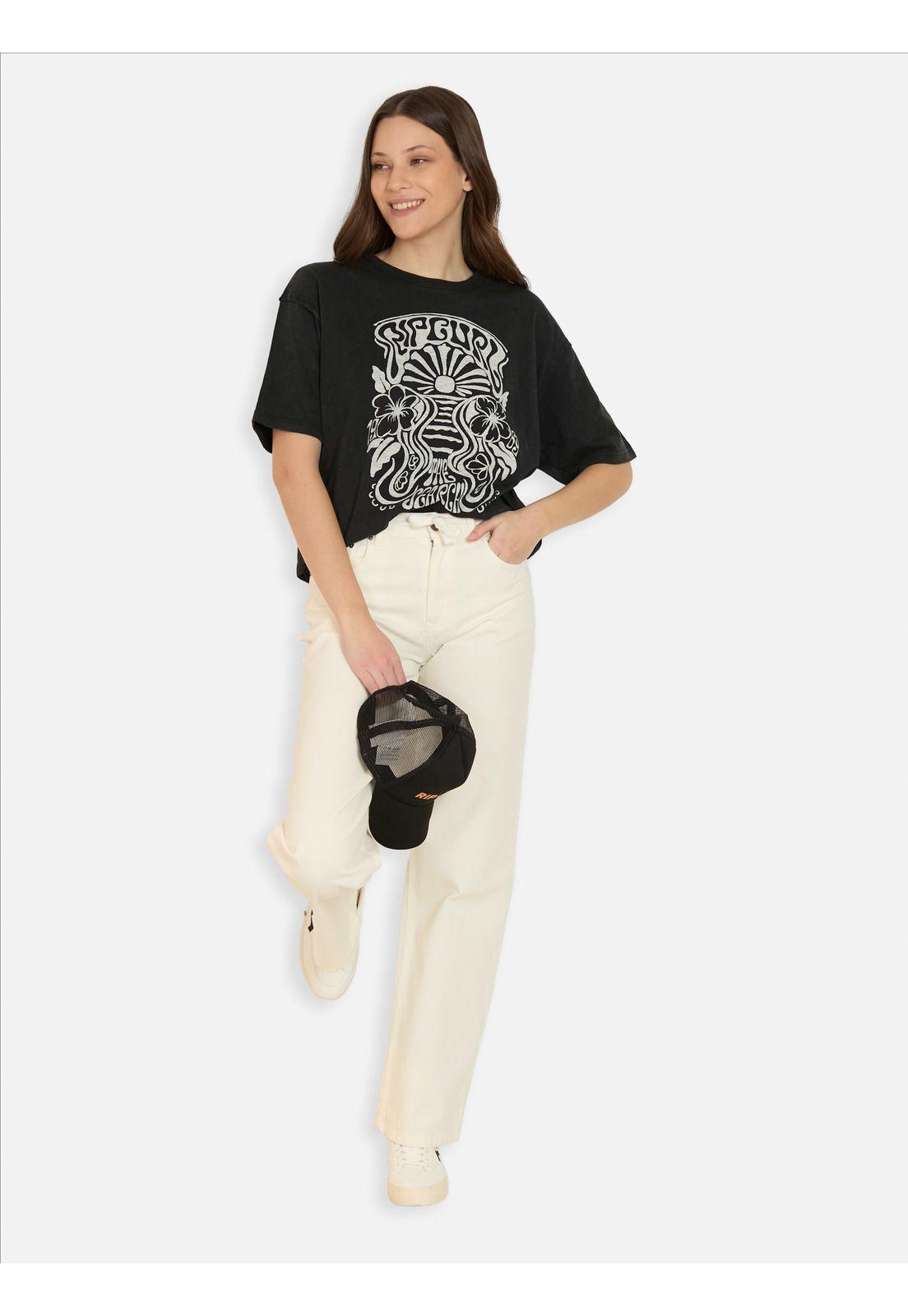 Polera MC Oceanmind Negro Mujer Rip Curl-3