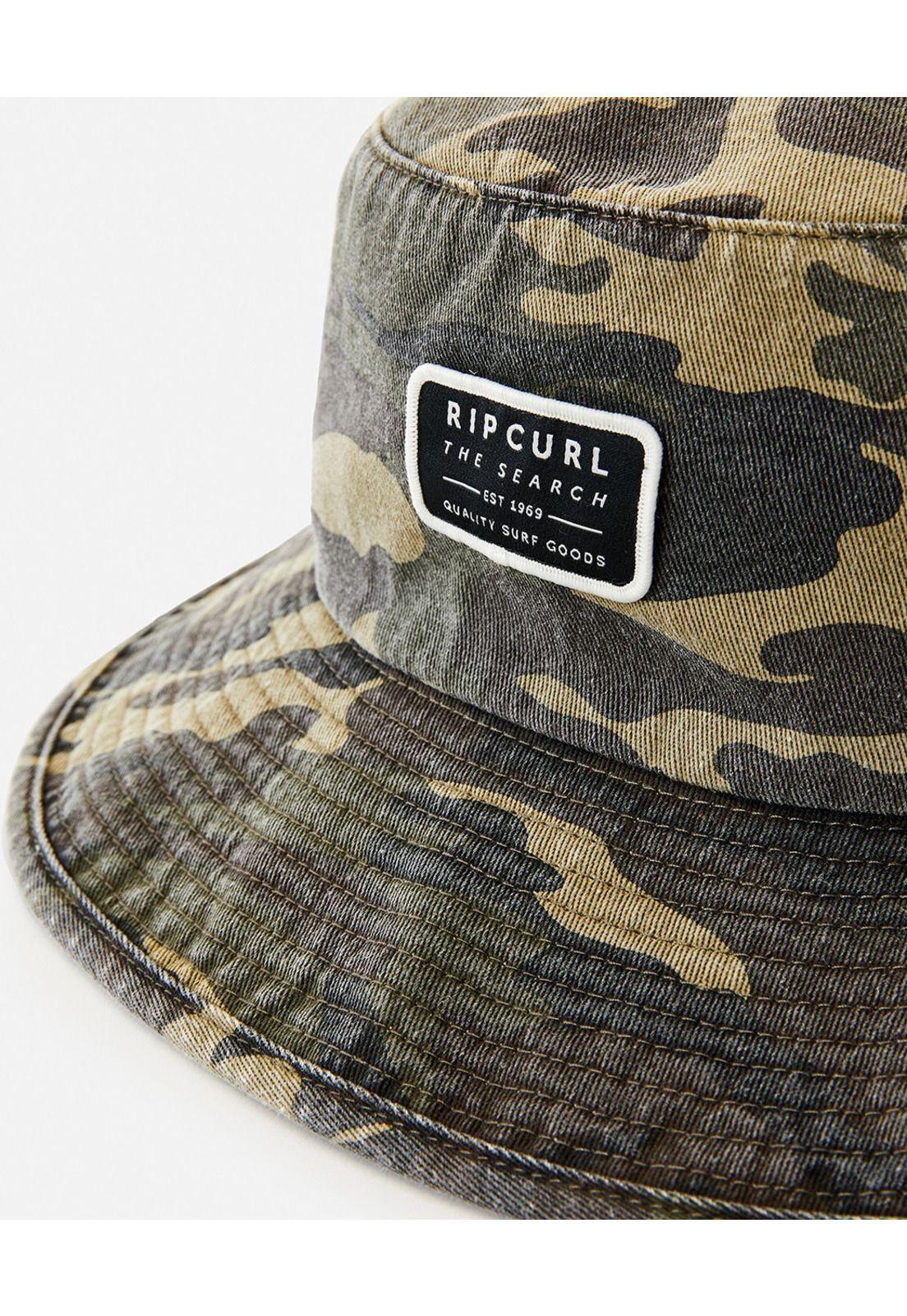 Gorro  CRUSHER CAMO WIDE BRIM  HAT Hombre Verde Rip Curl-2