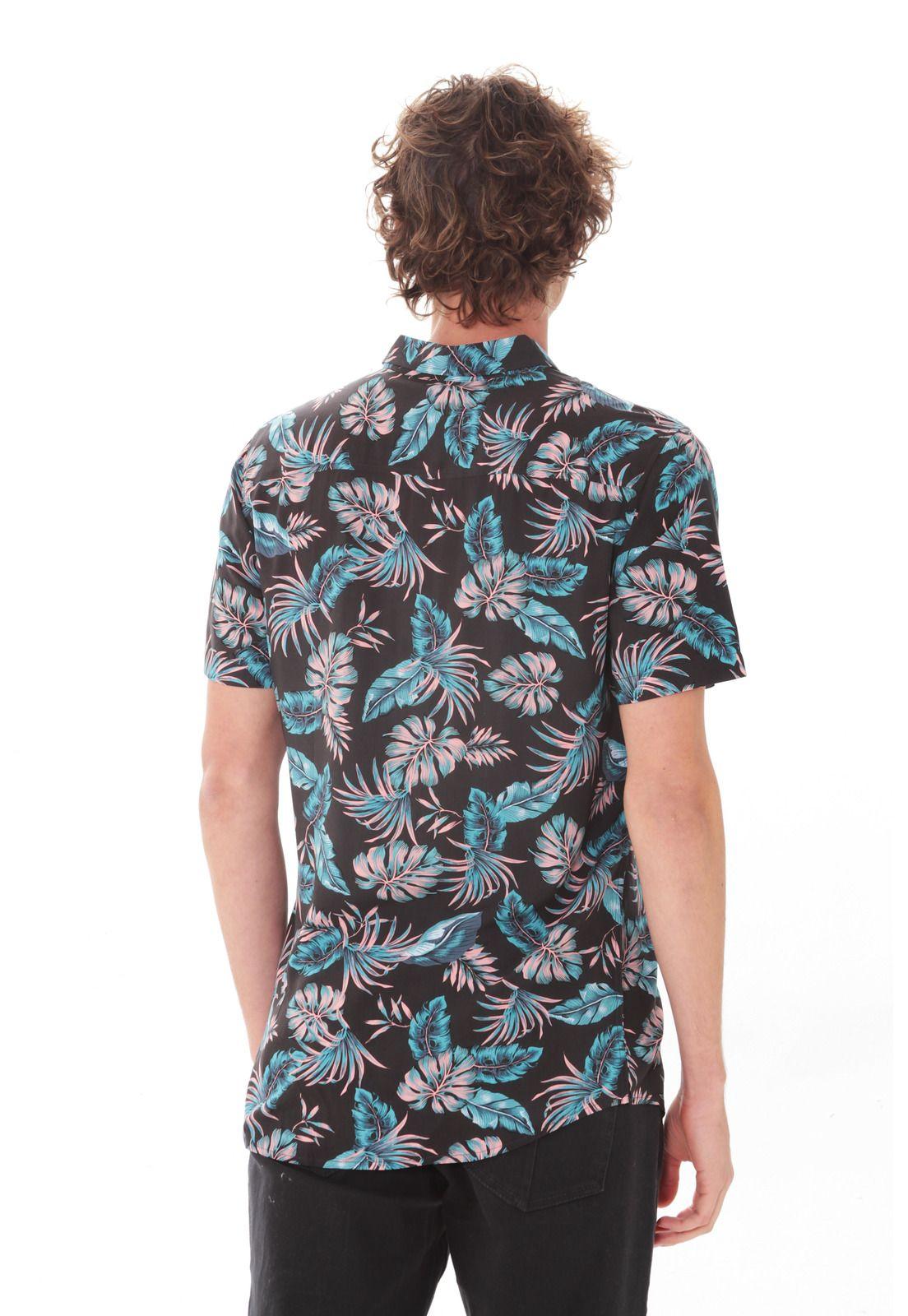 Camisa M/C Hombre Rip Curl 6C289-MV21  Gris Oscuro-1