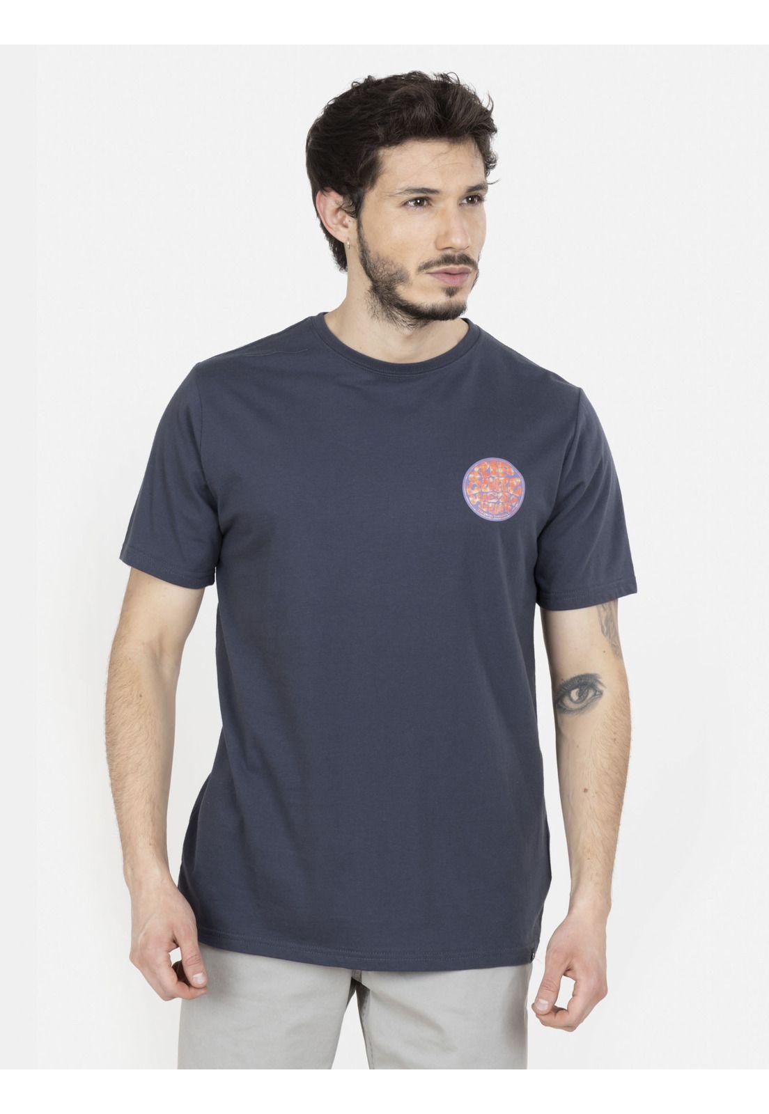 Polera SPRY WETSUIT SS TEE Hombre Gris Oscuro Rip Curl-0