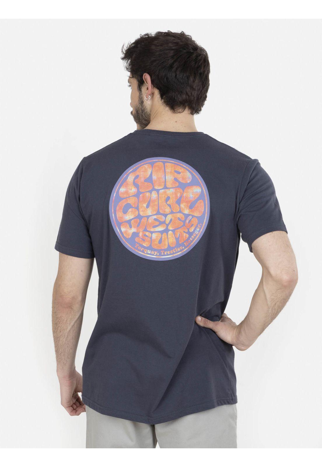 Polera SPRY WETSUIT SS TEE Hombre Gris Oscuro Rip Curl-1