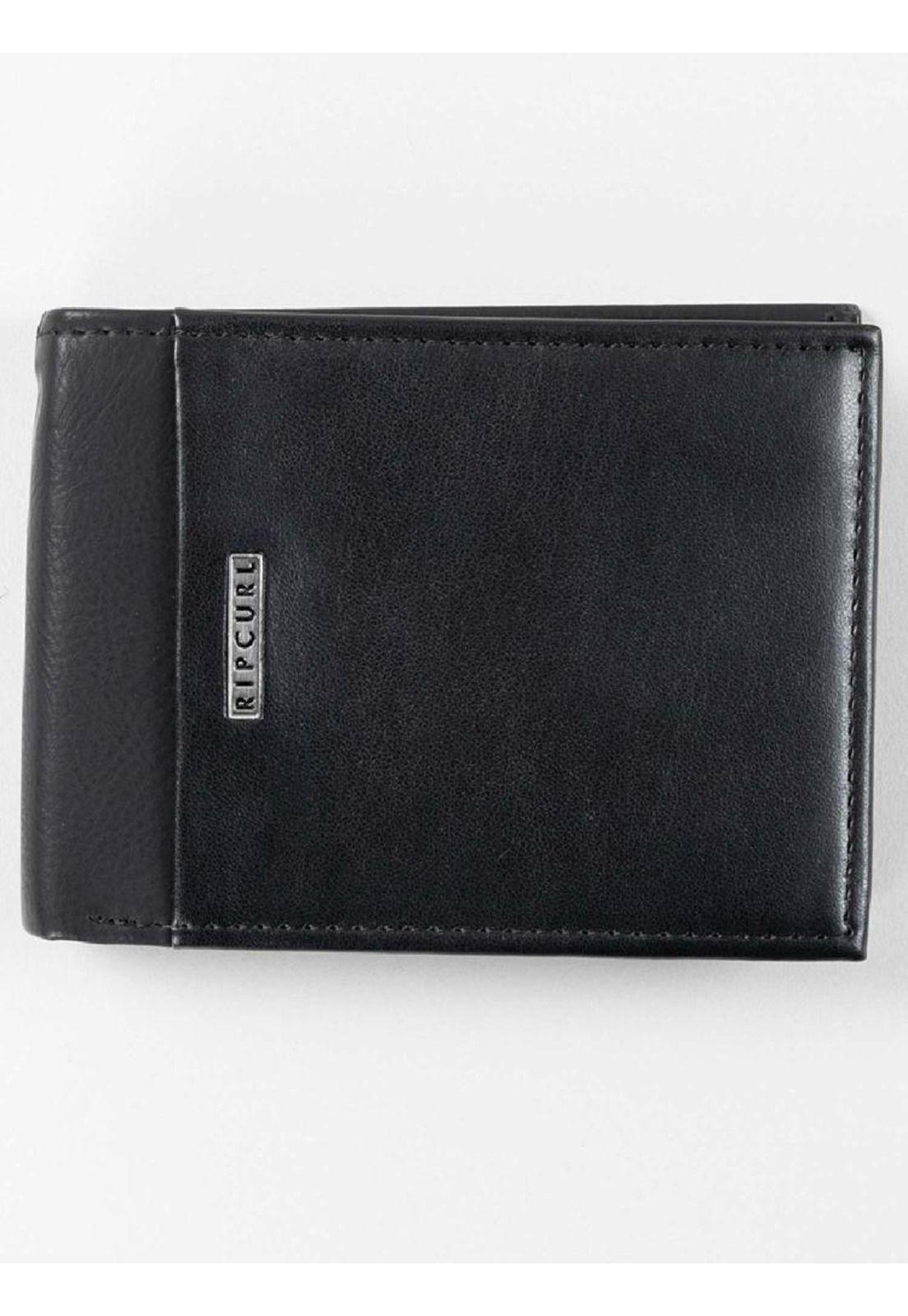 Billetera STACKA RFID PU ALL DAY Hombre Negro Rip Curl-0