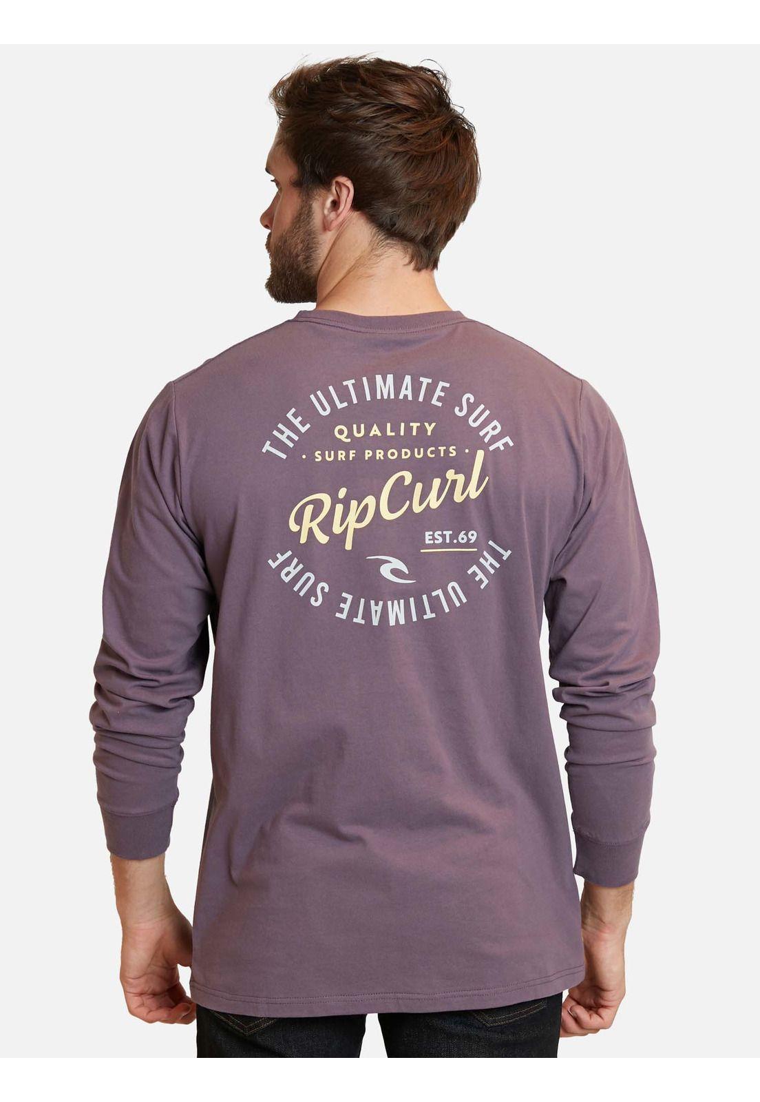 Polera The Ultimate Rc Burdeo Hombre Rip Curl-2
