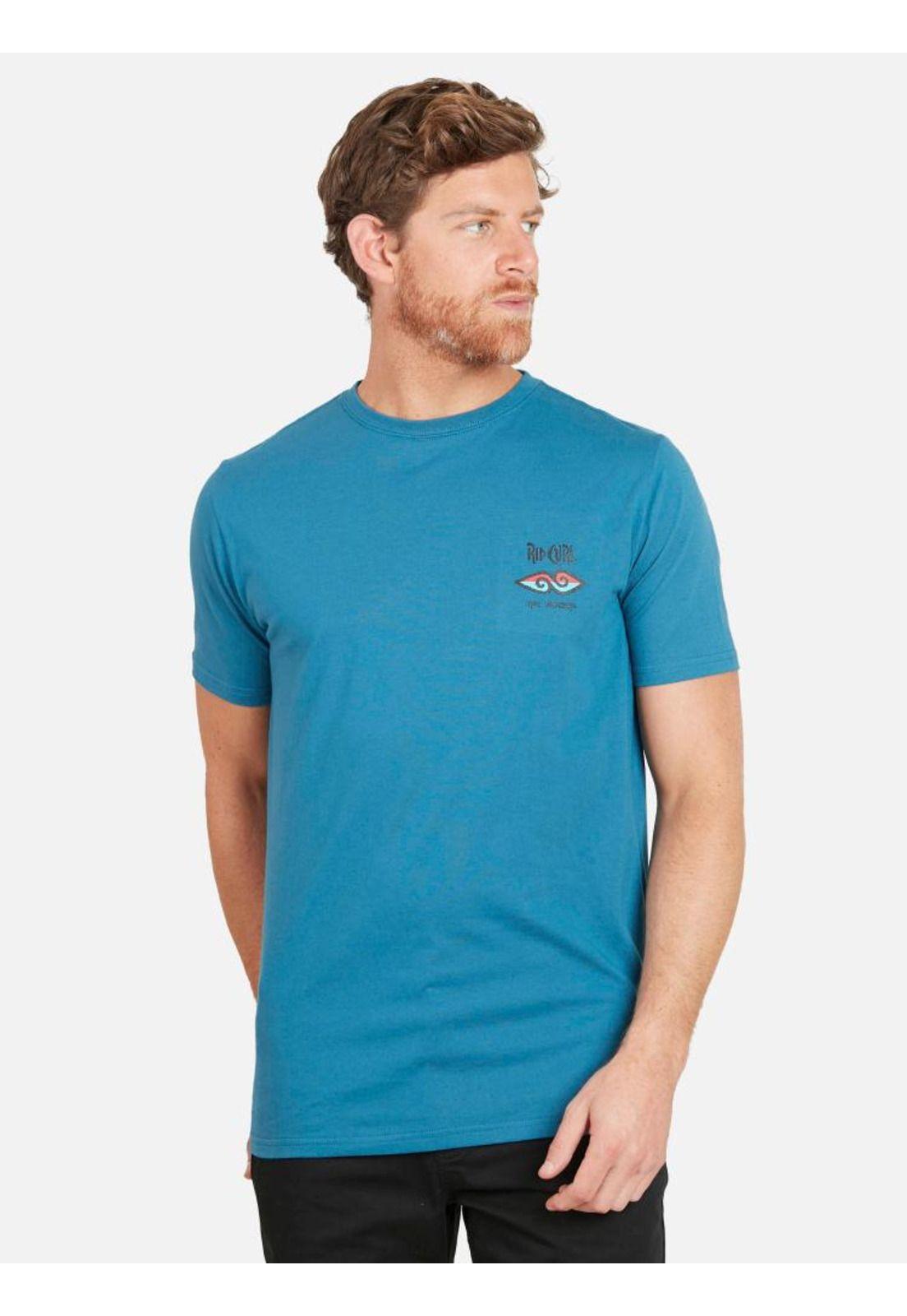 Polera The search rc SS TEE Hombre Azul Rip Curl-0