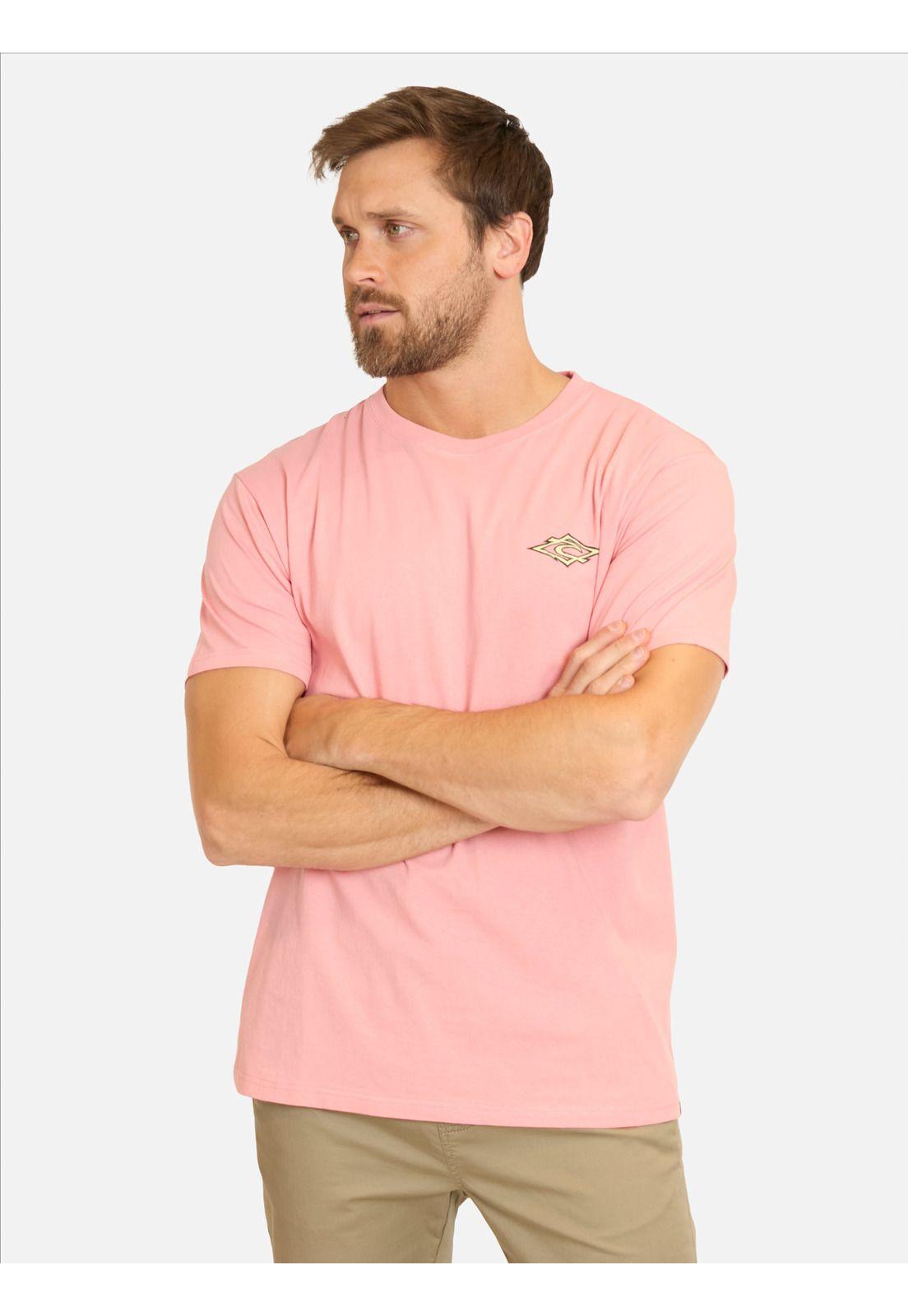 Polera MC Search Hazey Days Rosado Hombre Rip Curl-0