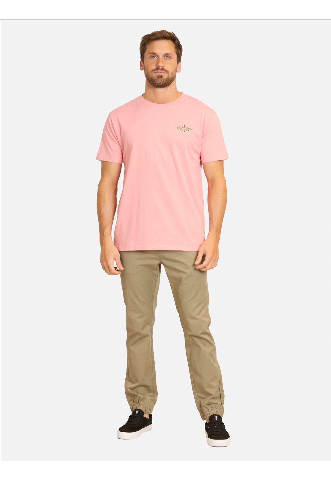 Polera MC Search Hazey Days Rosado Hombre Rip Curl-3