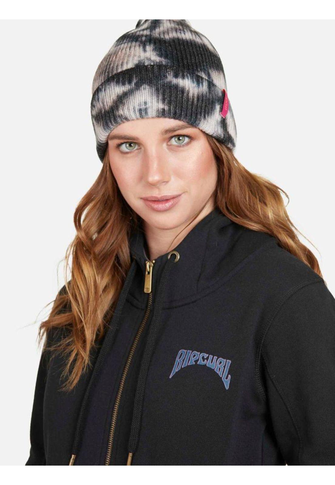 Poleron BUT AND FLOW FZ Mujer Negro Rip Curl-3