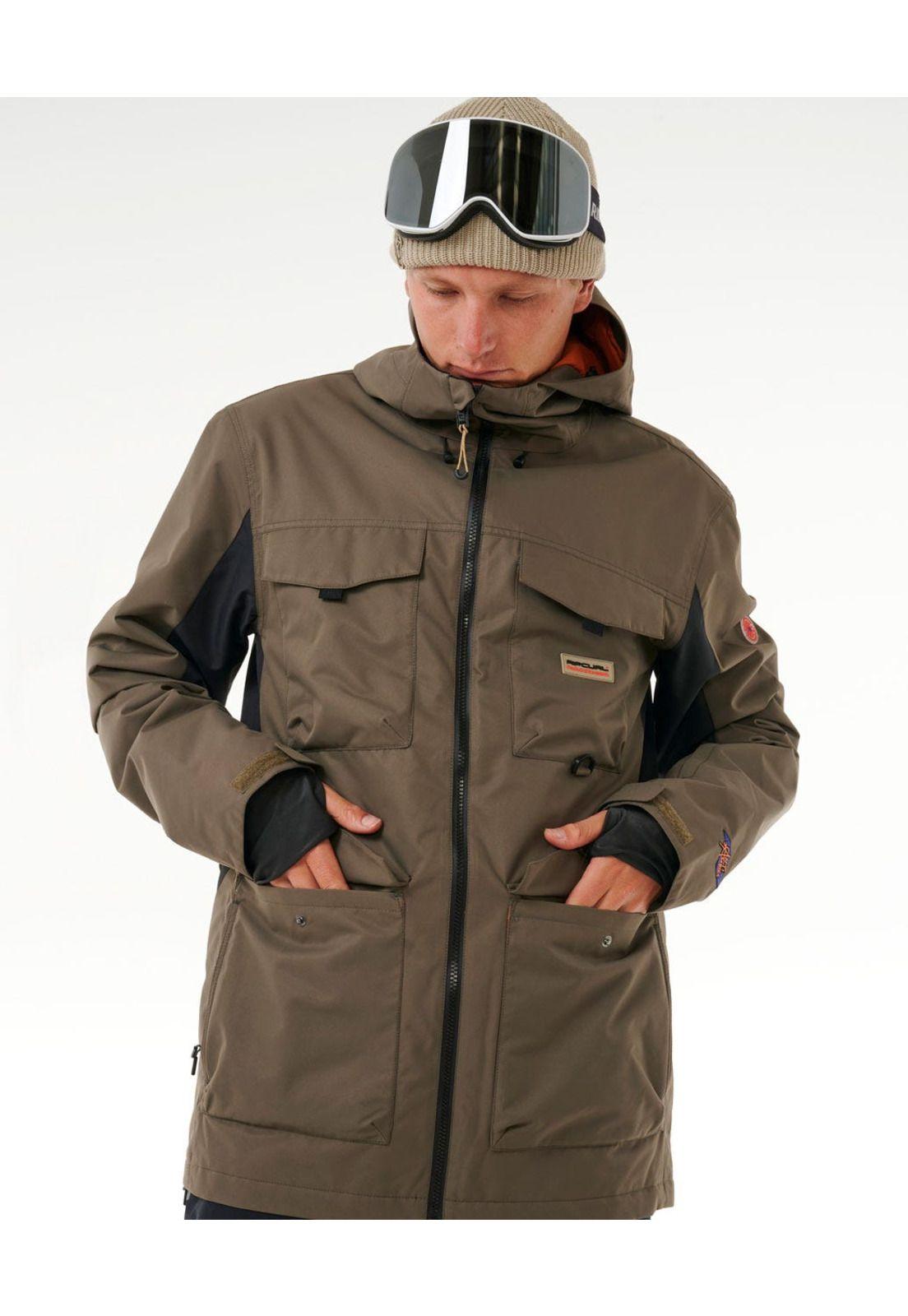 Parka Snow Flowxpert Café Hombre Rip Curl-0