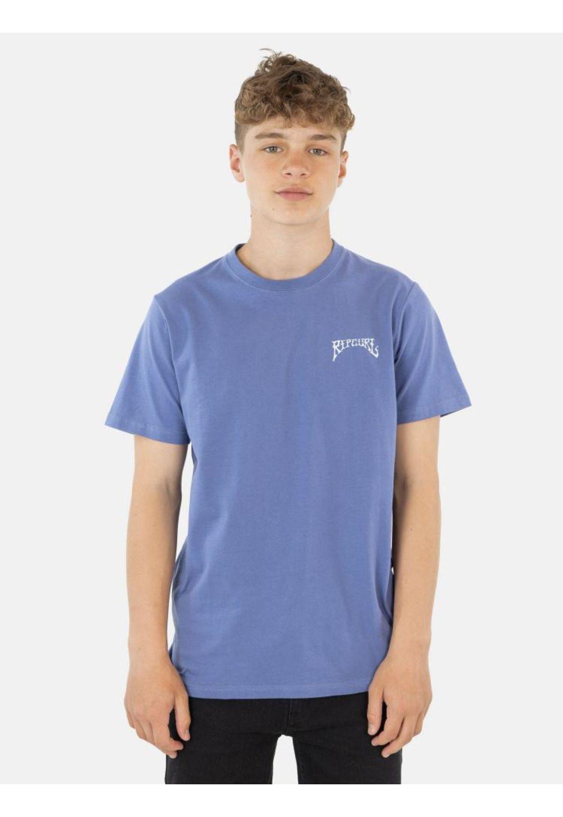 Polera Made For The Search Tee Morado Infantil Rip Curl-0