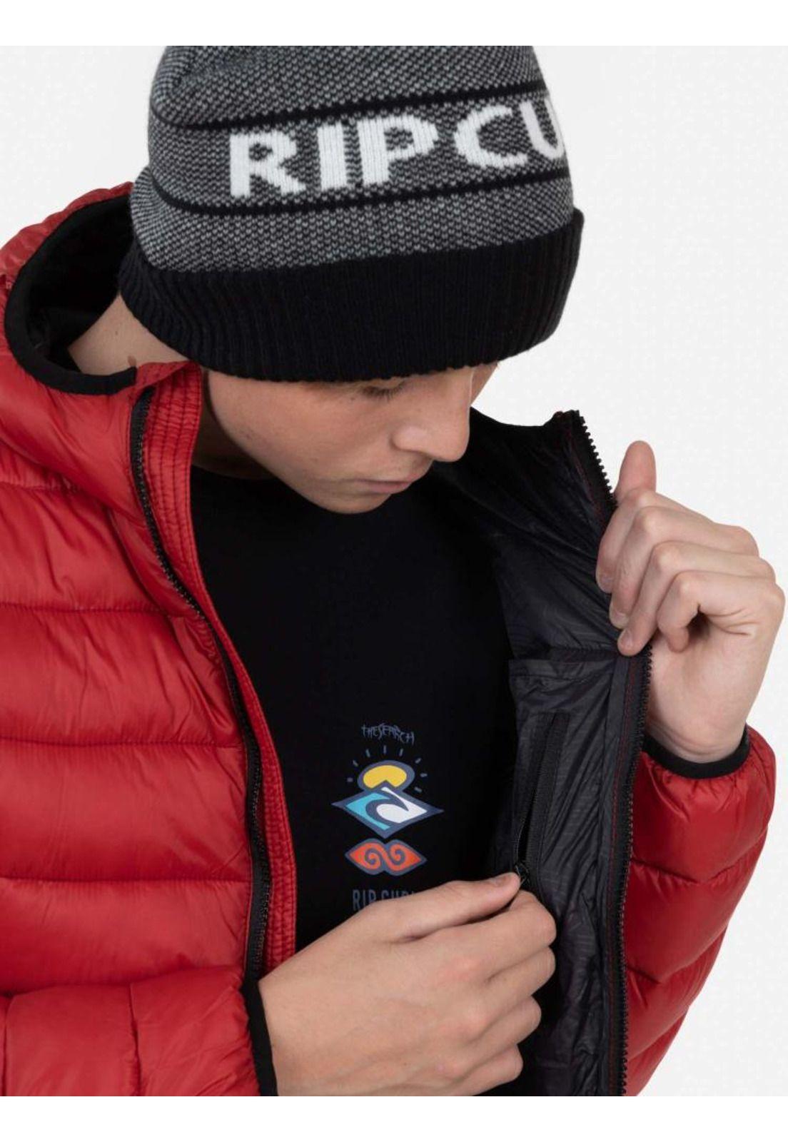 Parka Hoodie Puffa Juvenil Rojo Rip Curl-4
