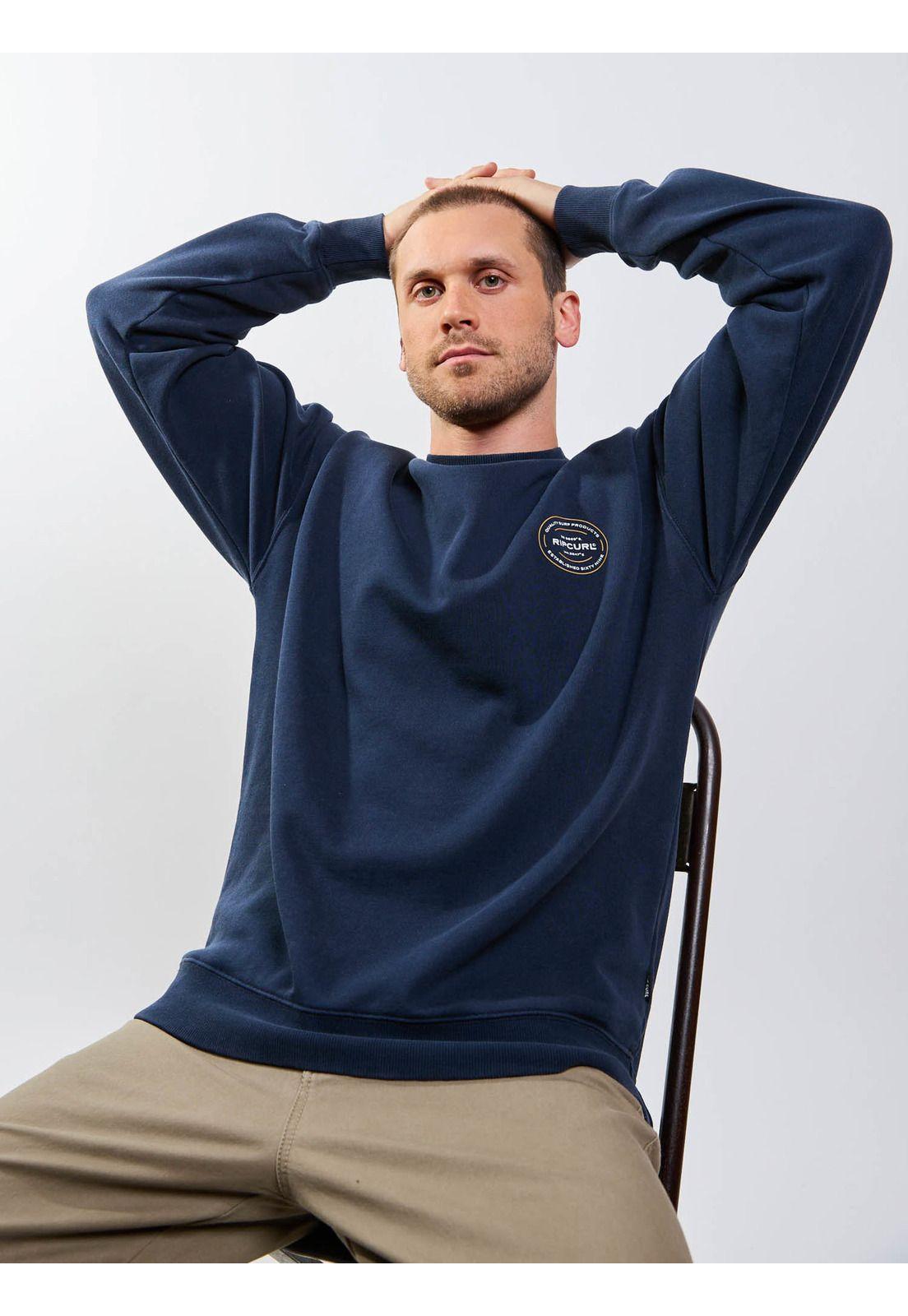 Poleron CR Bruma Azul Hombre Rip Curl-5