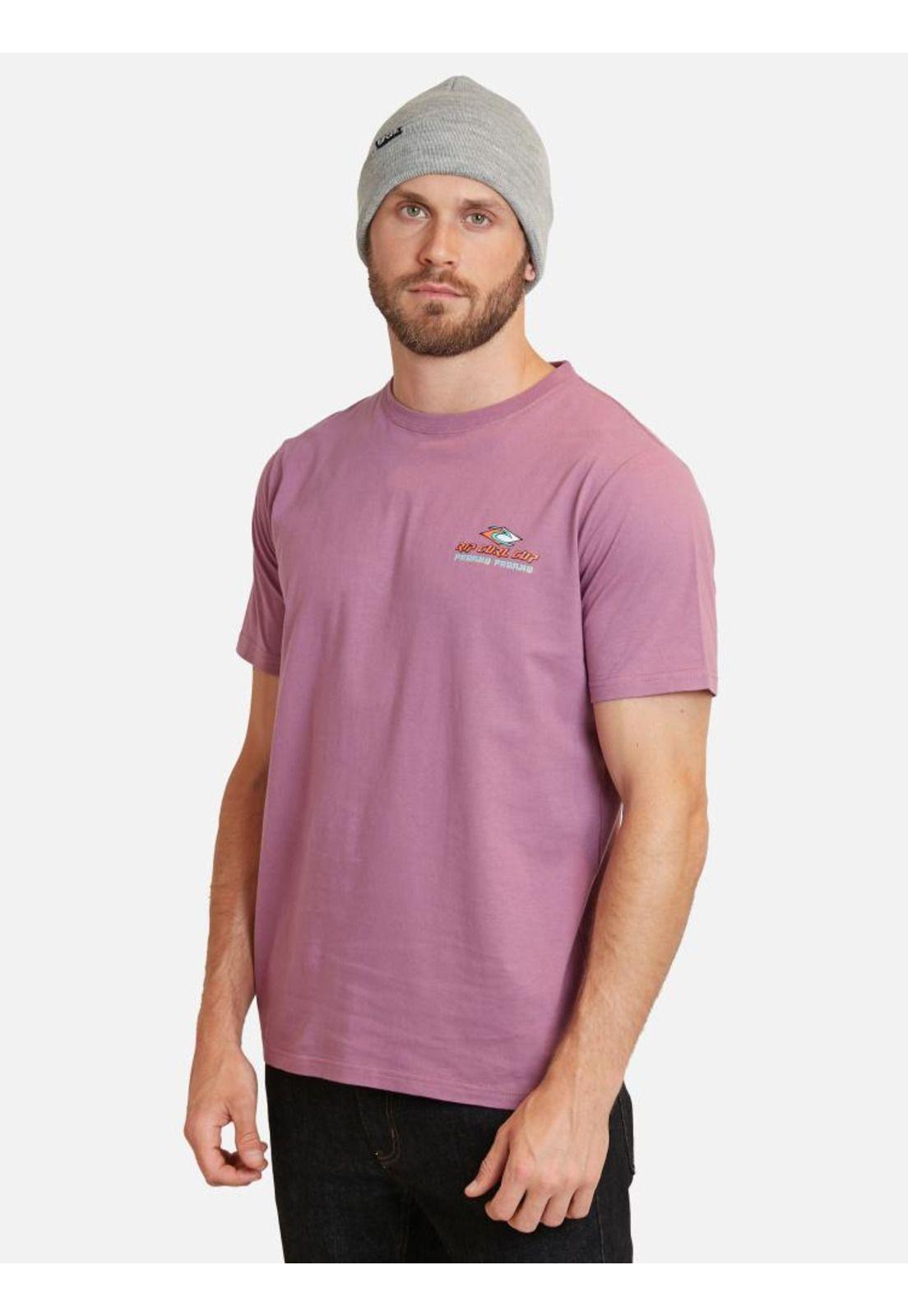 Polera Padang Ss Tee Burdeo Hombre Rip Curl-0