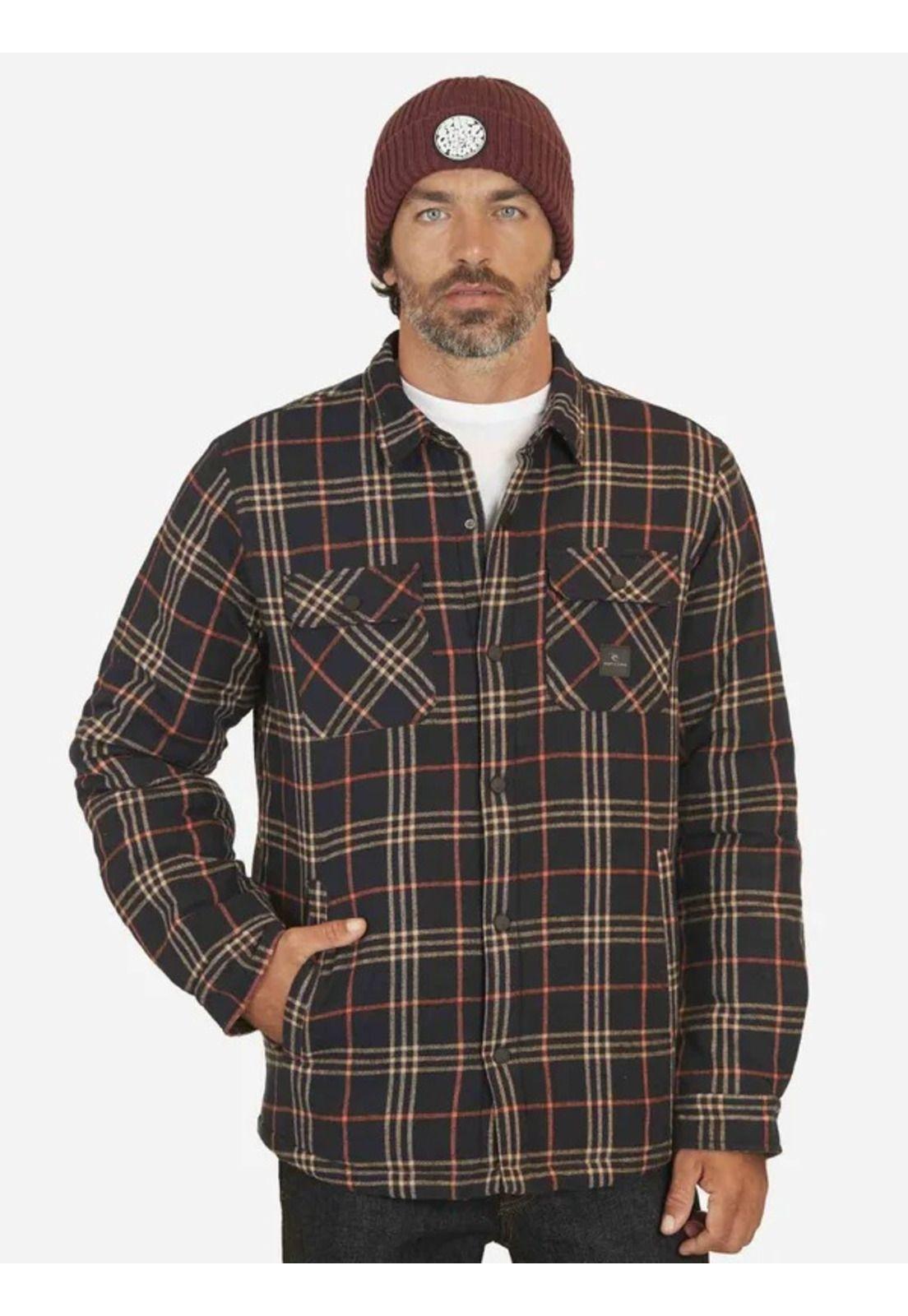 Casaca Camisa Overshirt Woke Multicolor Hombre Rip Curl-0