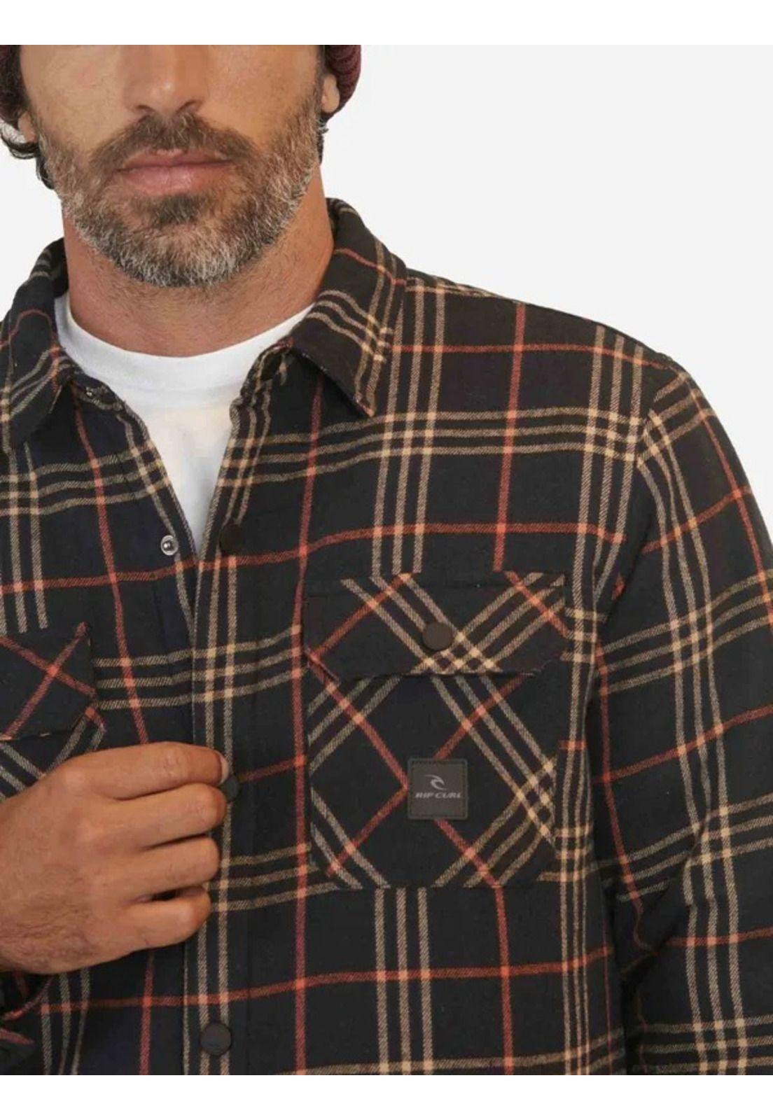 Casaca Camisa Overshirt Woke Multicolor Hombre Rip Curl-2