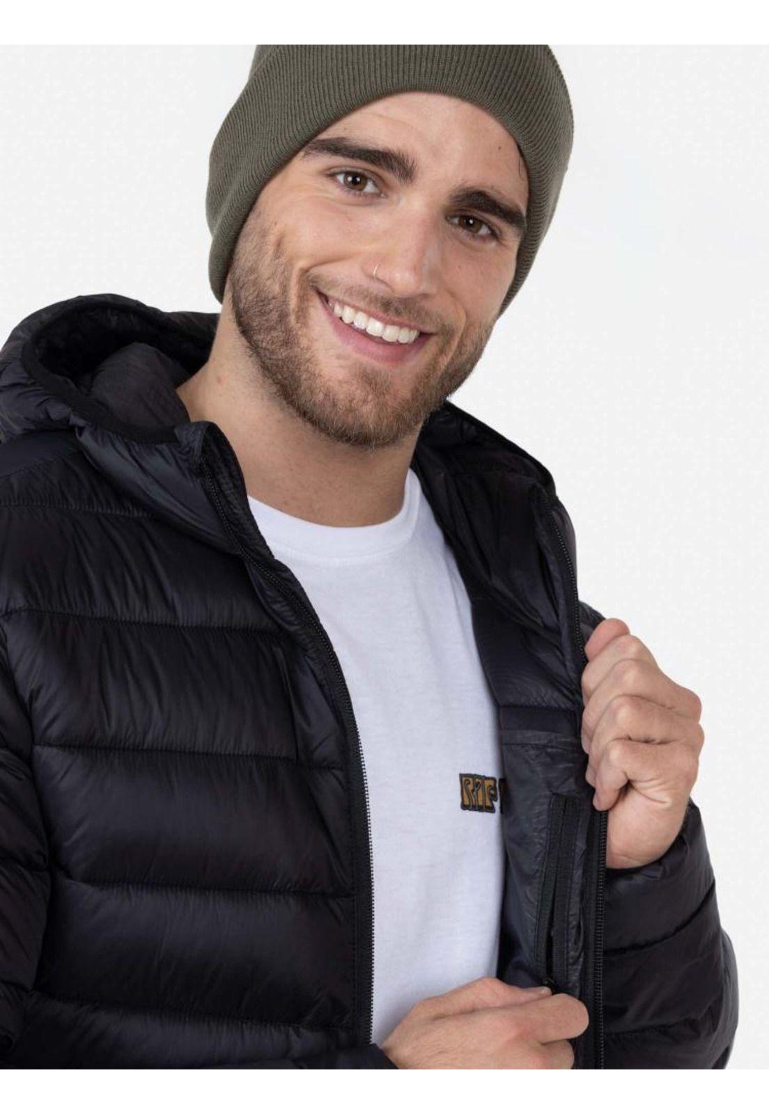 Parka Hoddie Puffa Hombre Negro Rip Curl-4