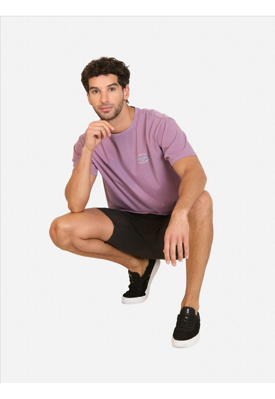 Polera MC Windwalk Burdeo Hombre Rip Curl-3