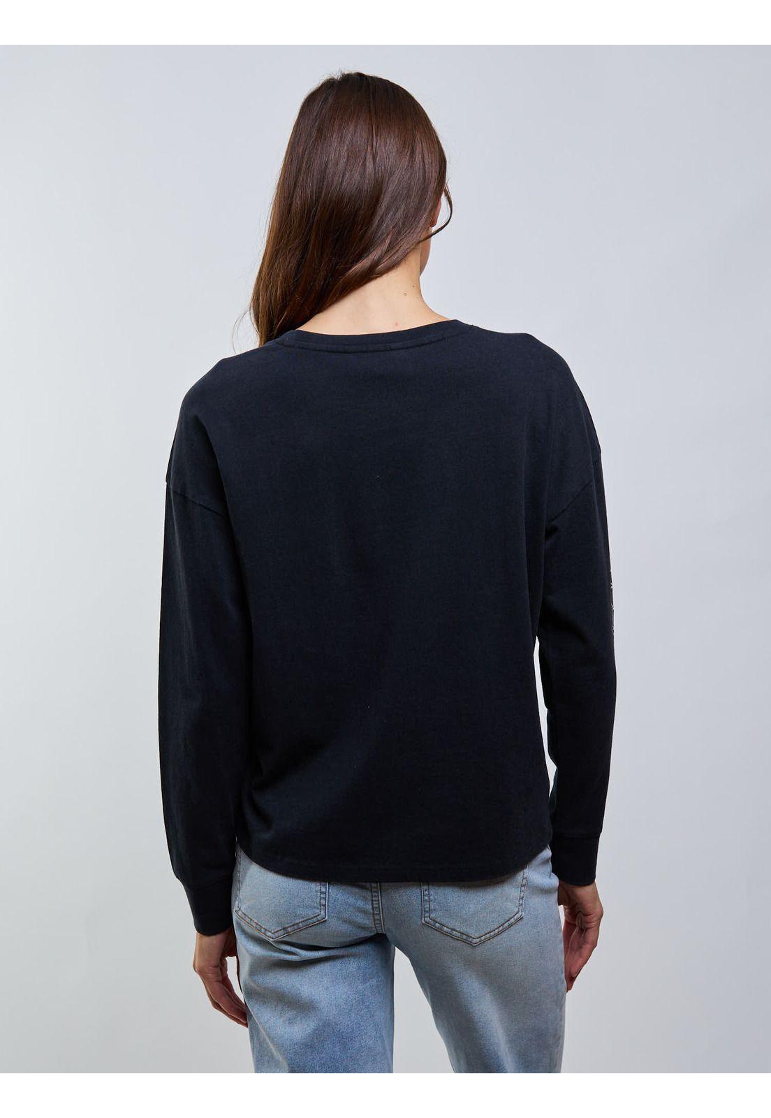 Polera ML Flow Negro Mujer Rip Curl-1