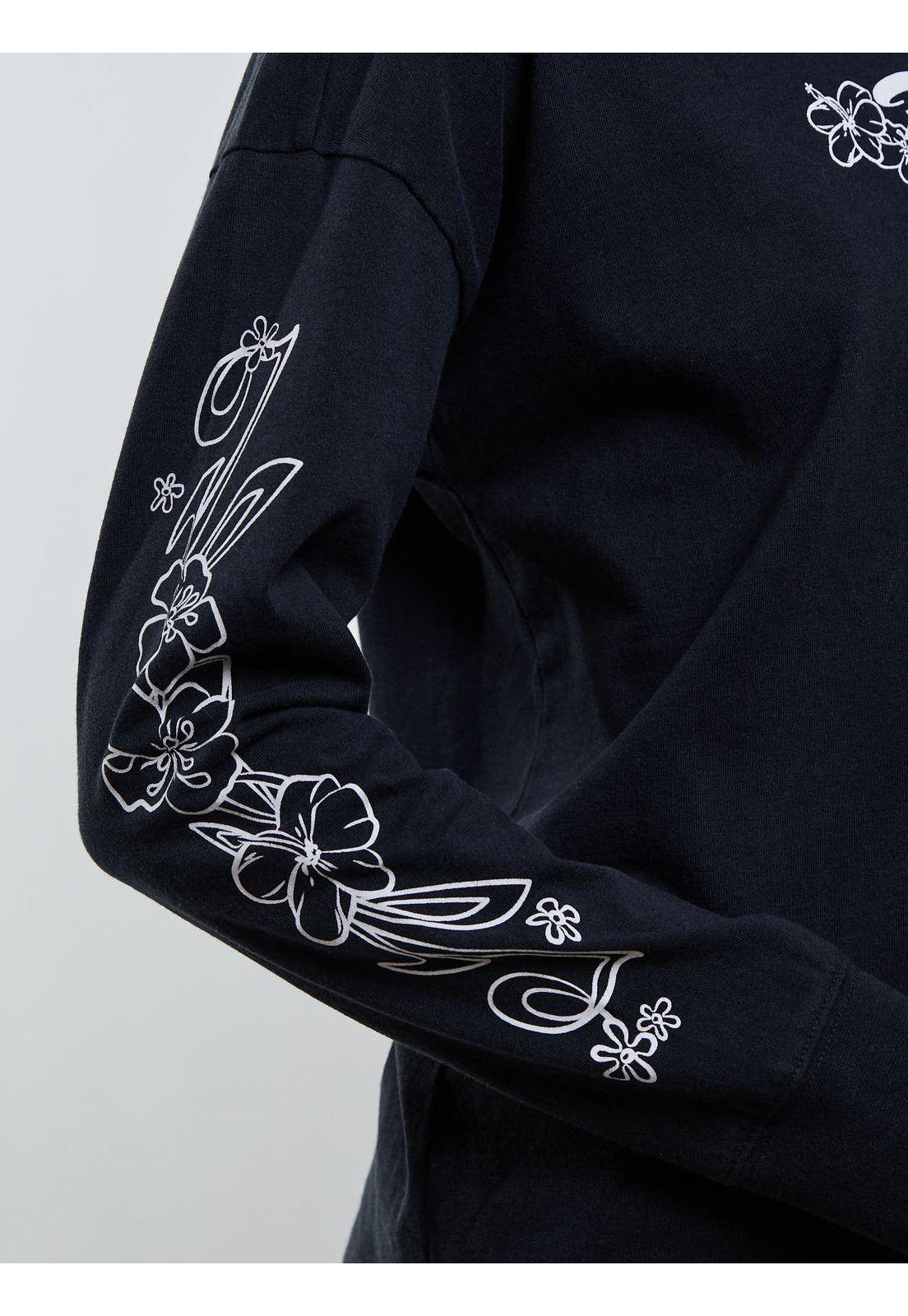 Polera ML Flow Negro Mujer Rip Curl-4