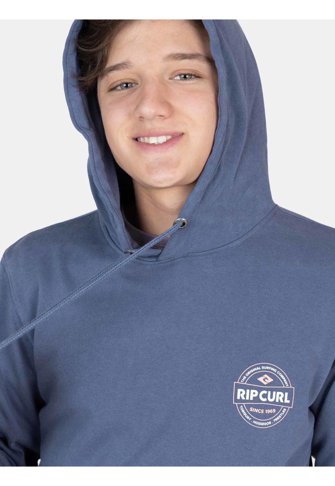 Poleron Canguro Freeline Azul Infantil Rip Curl-2