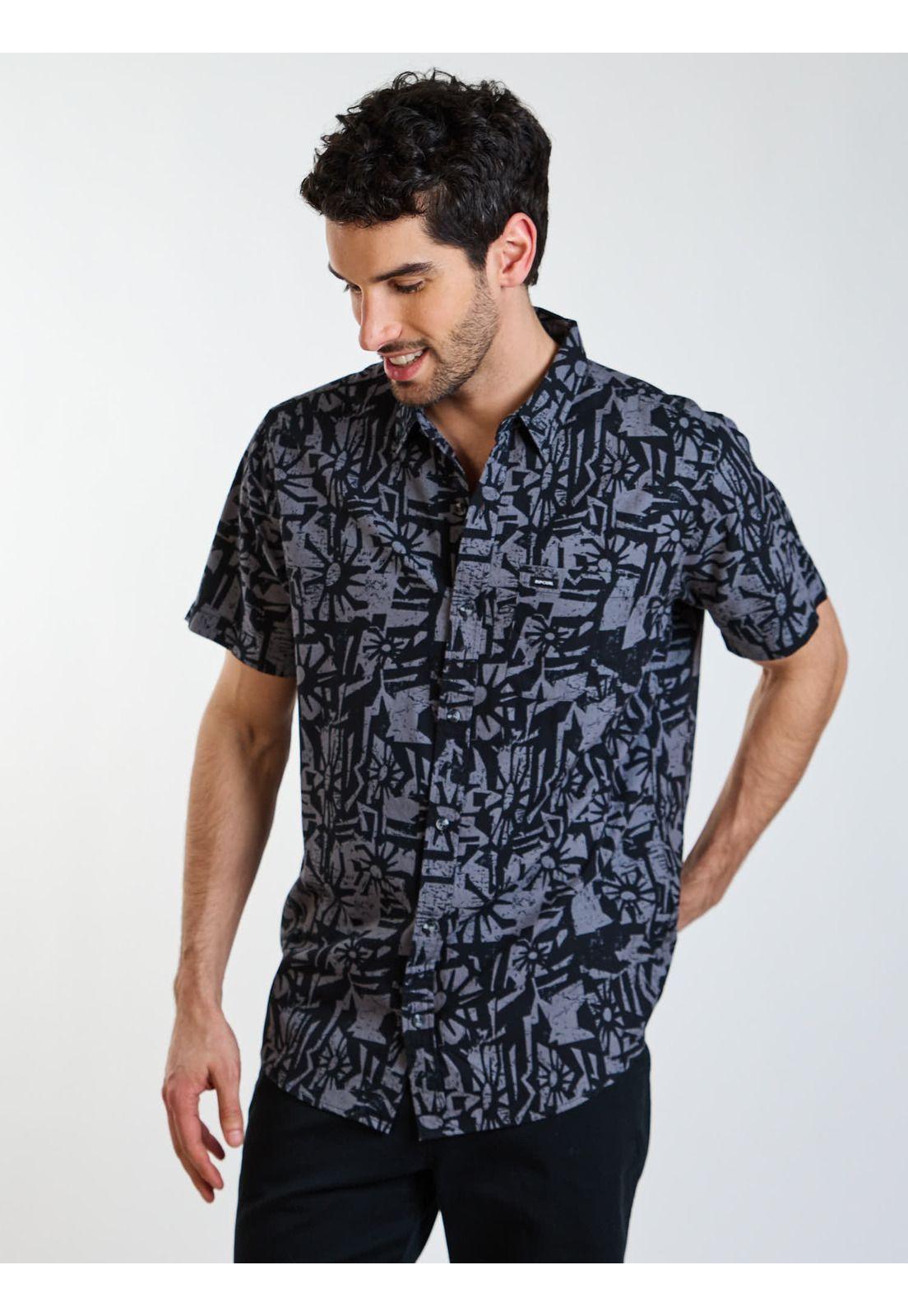 Camisa MC Zander Multicolor Hombre Rip Curl-5
