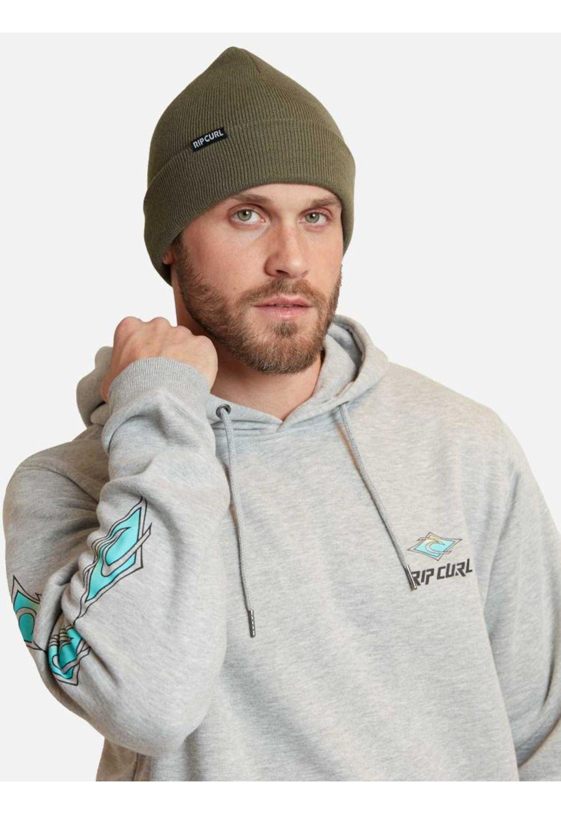 Poleron Retro RC wave Hoodie Gris Hombre Rip Curl-3