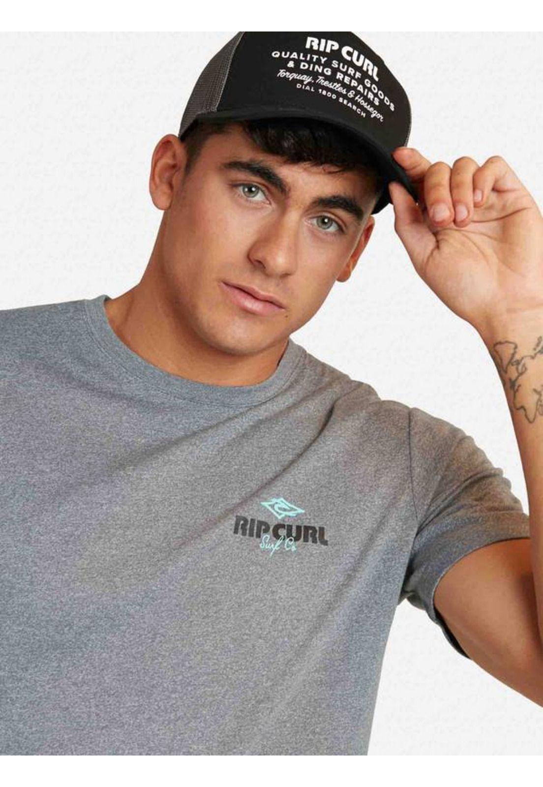 Polera M/C Intermedia Gris Claro Hombre Ripcurl-2