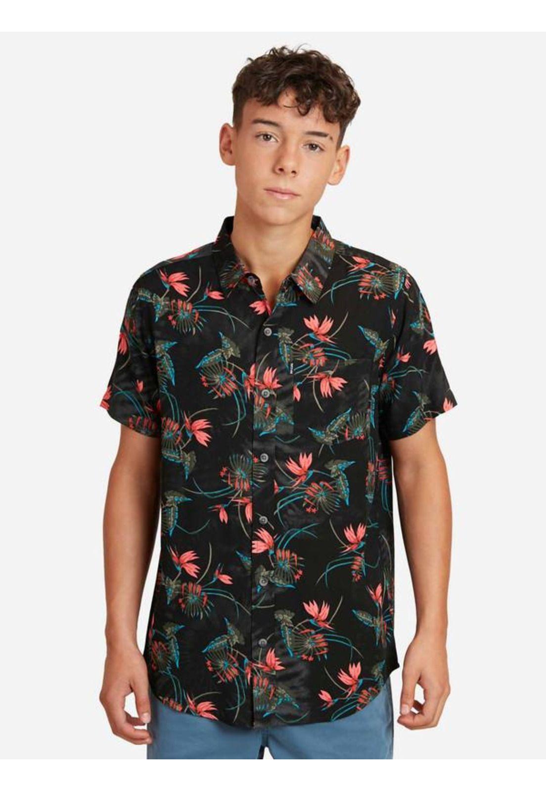 Camisa M/C Multicolor Juvenil Hombre Ripcurl-0