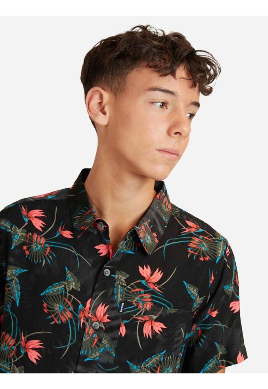 Camisa M/C Multicolor Juvenil Hombre Ripcurl-2