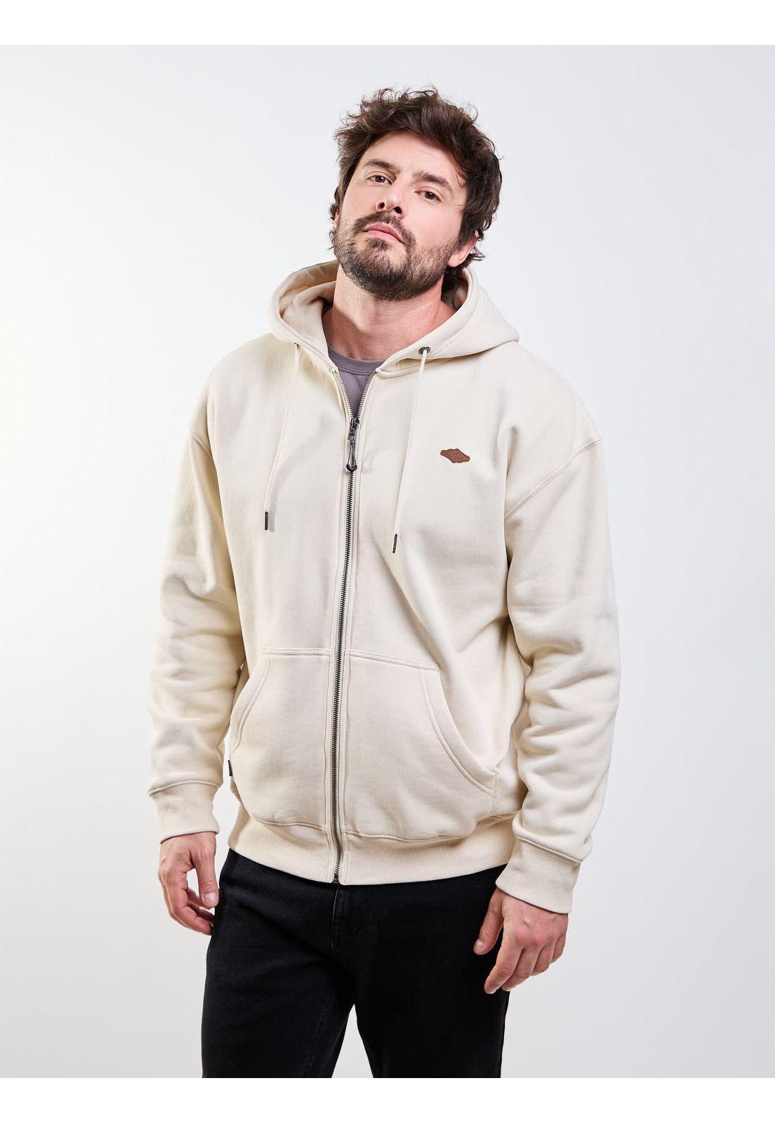 Poleron FZ Zafiro Beige Hombre Rip Curl-4