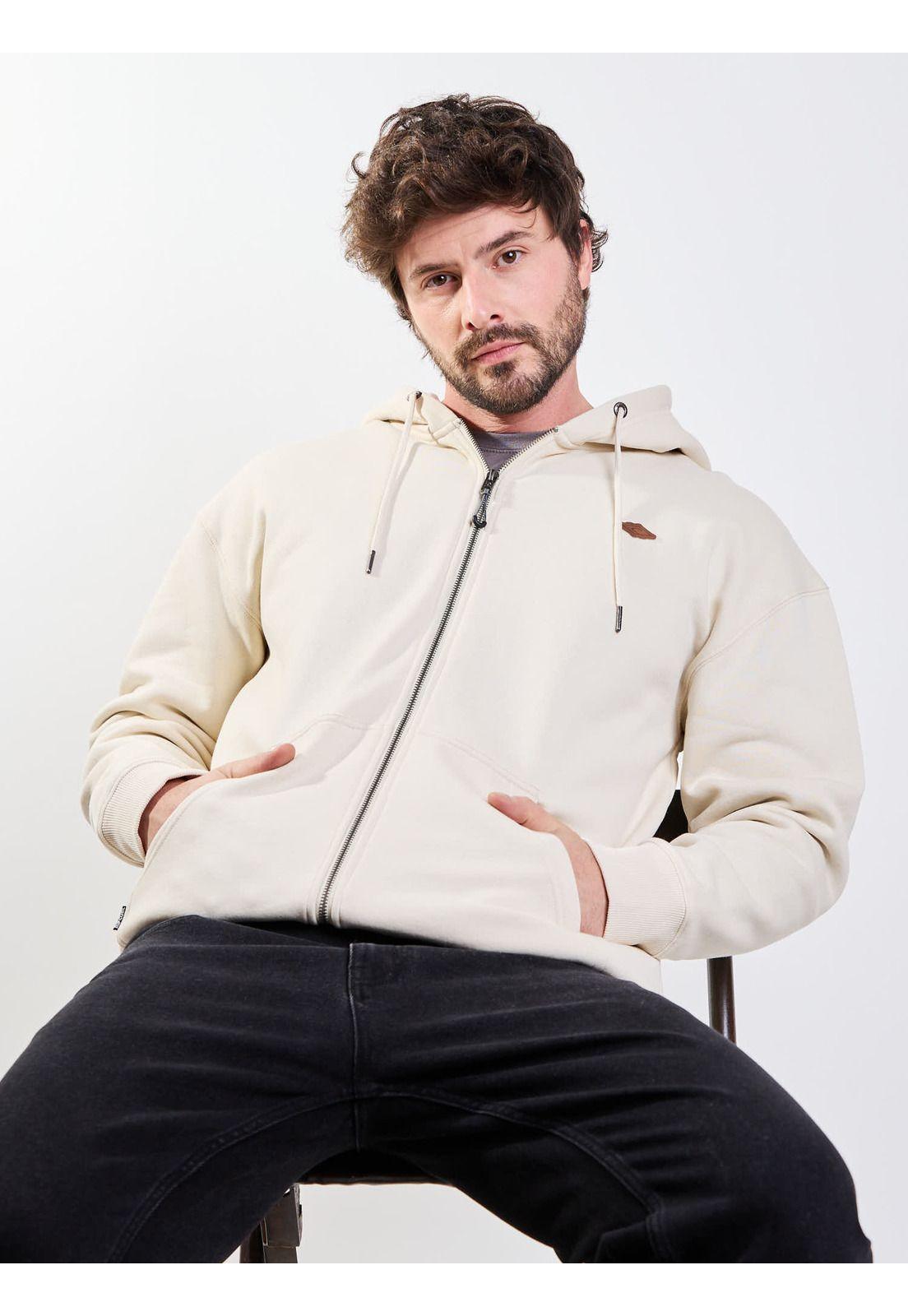 Poleron FZ Zafiro Beige Hombre Rip Curl-5