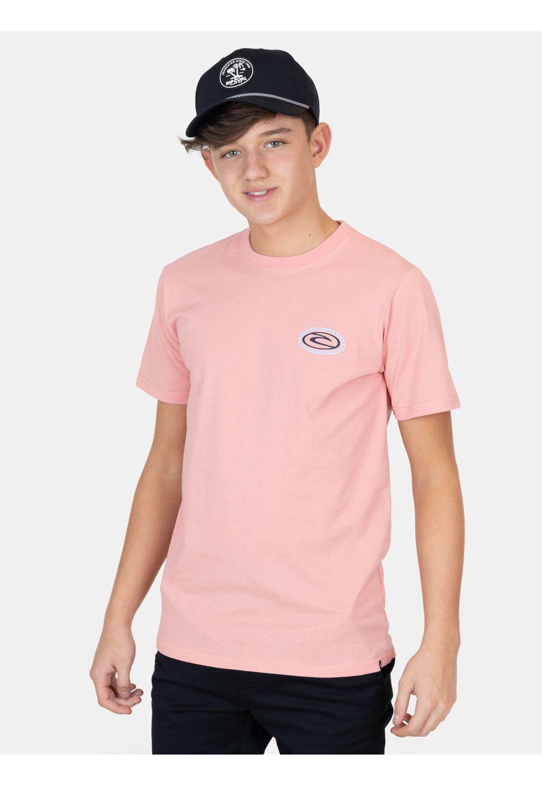 Polera MC Bluezone Rosado Infantil Rip Curl-0
