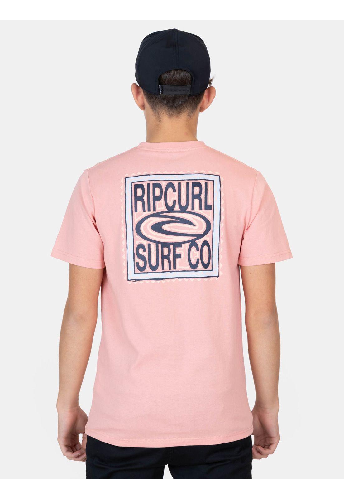 Polera MC Bluezone Rosado Infantil Rip Curl-1