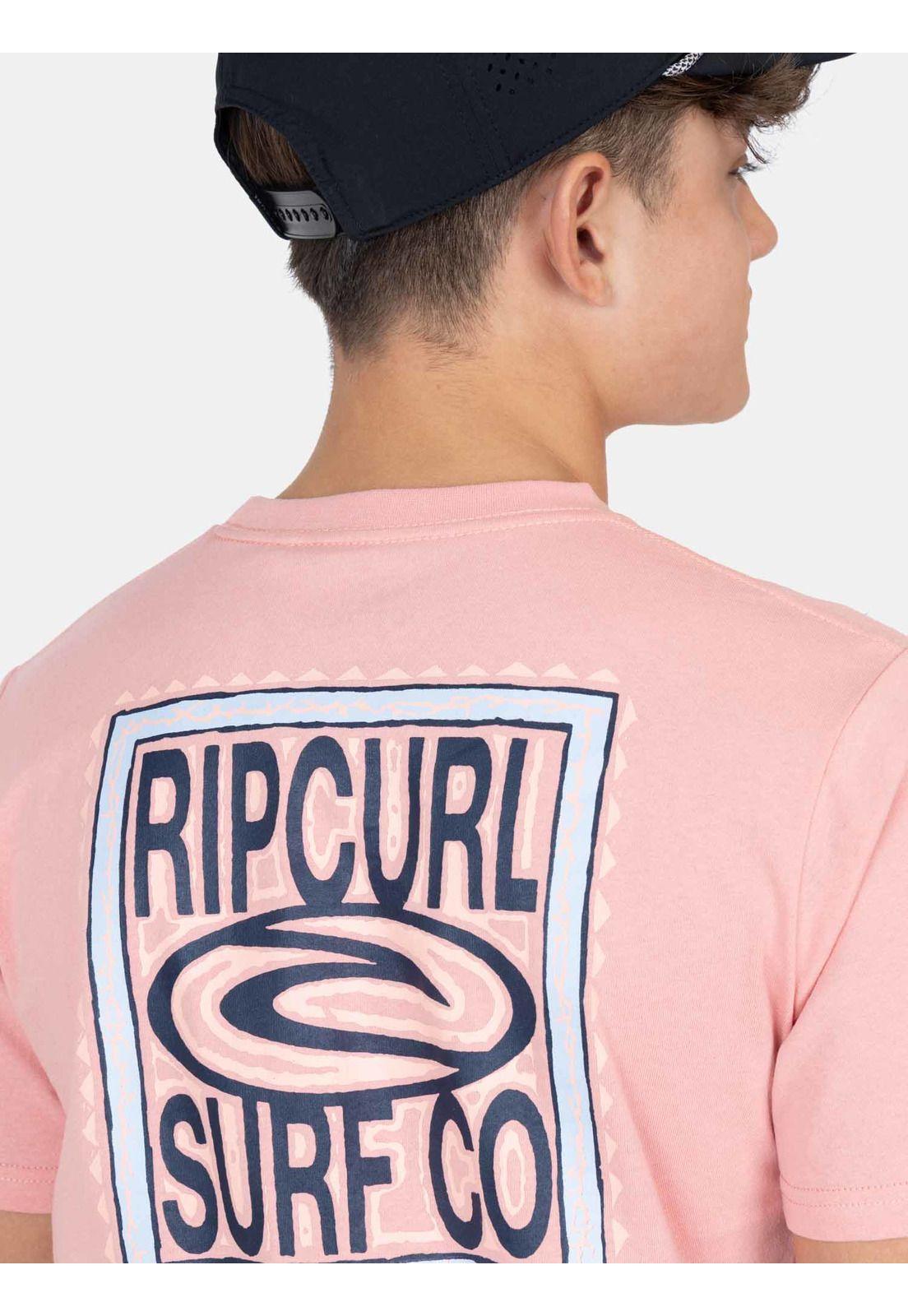 Polera MC Bluezone Rosado Infantil Rip Curl-2