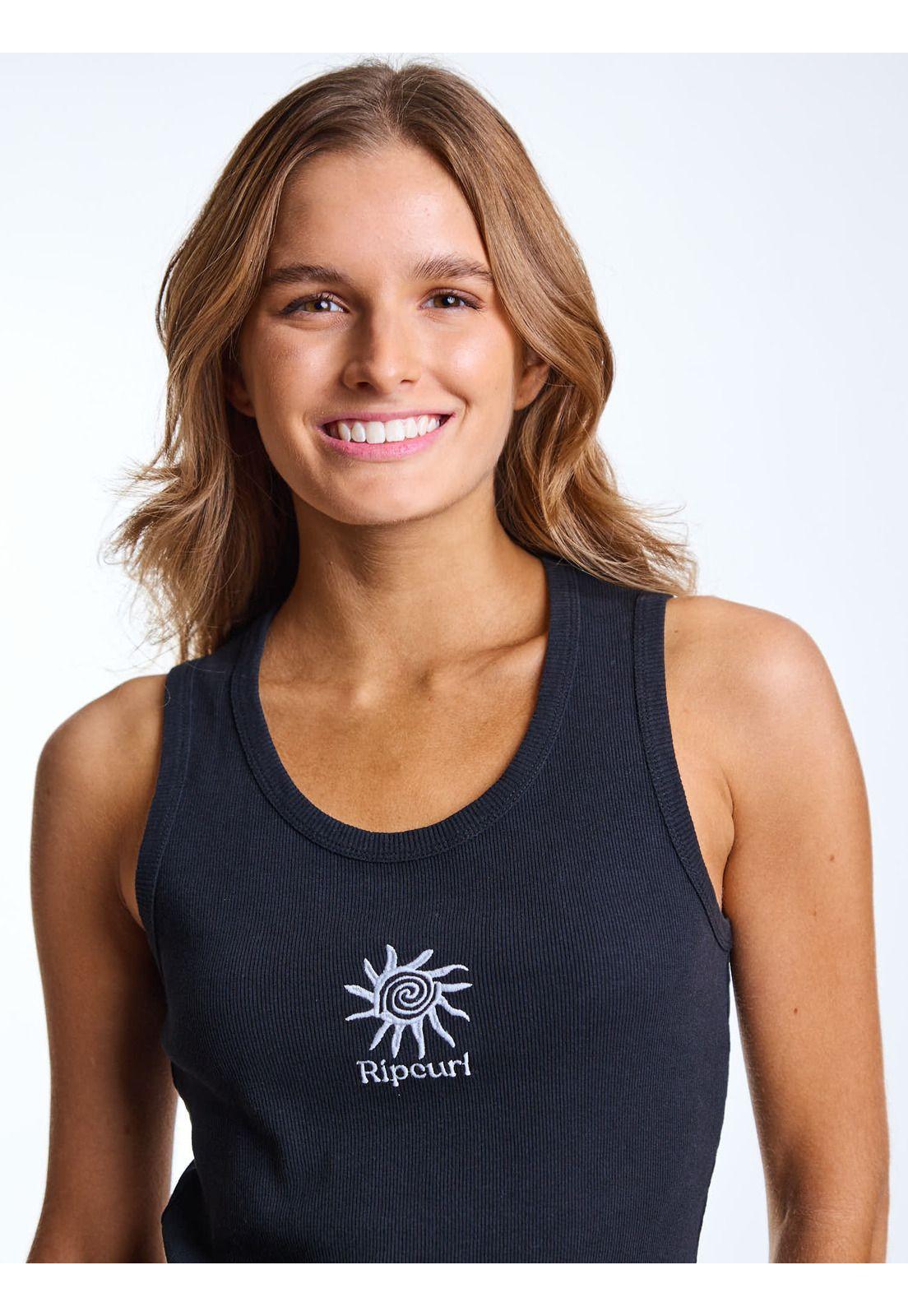 Polera MC Swell Negro Mujer Rip Curl-4