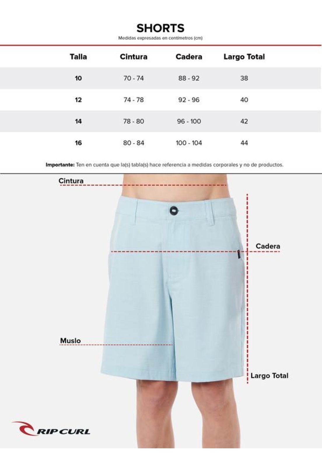 Short TRACK DYE Juvenil Multicolor Rip Curl-2