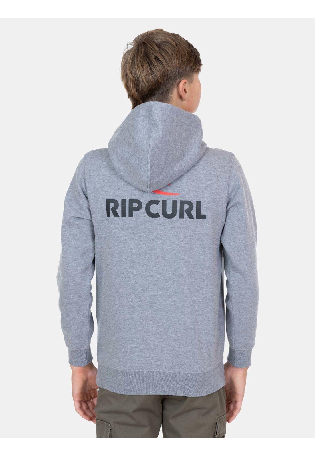 Poleron Canguro Epic Gris Infantil Rip Curl-1