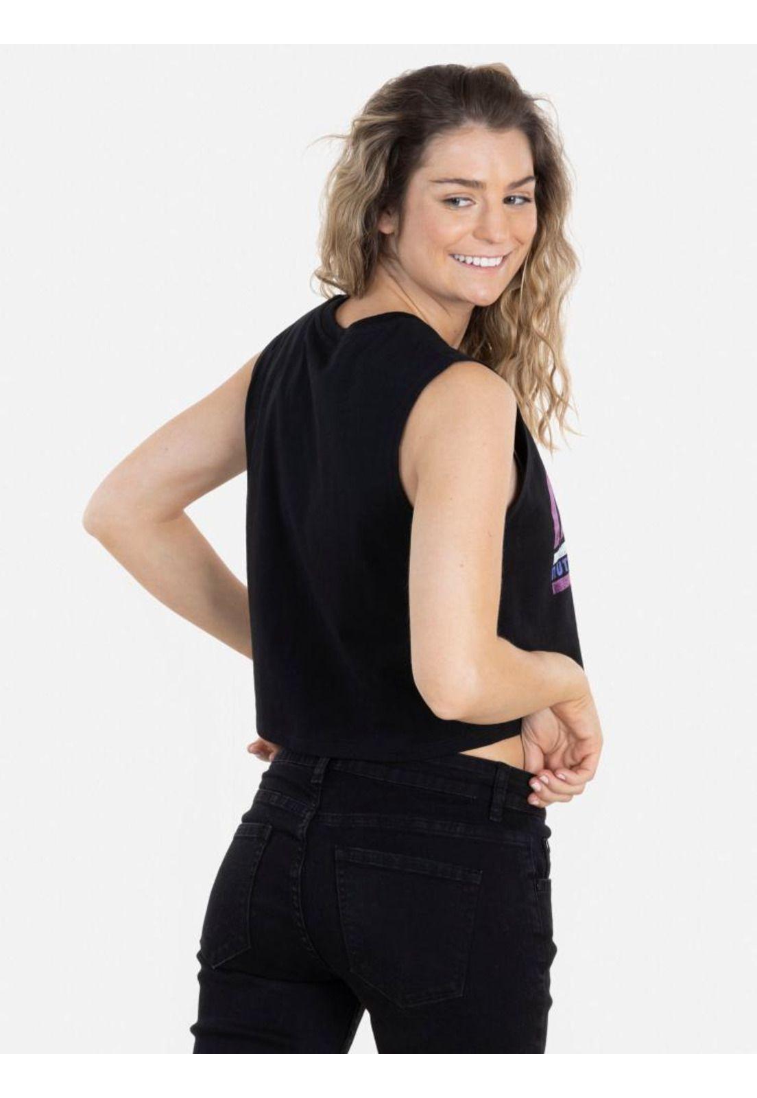 Polera SURF HOLE Mujer Negro Rip Curl-1