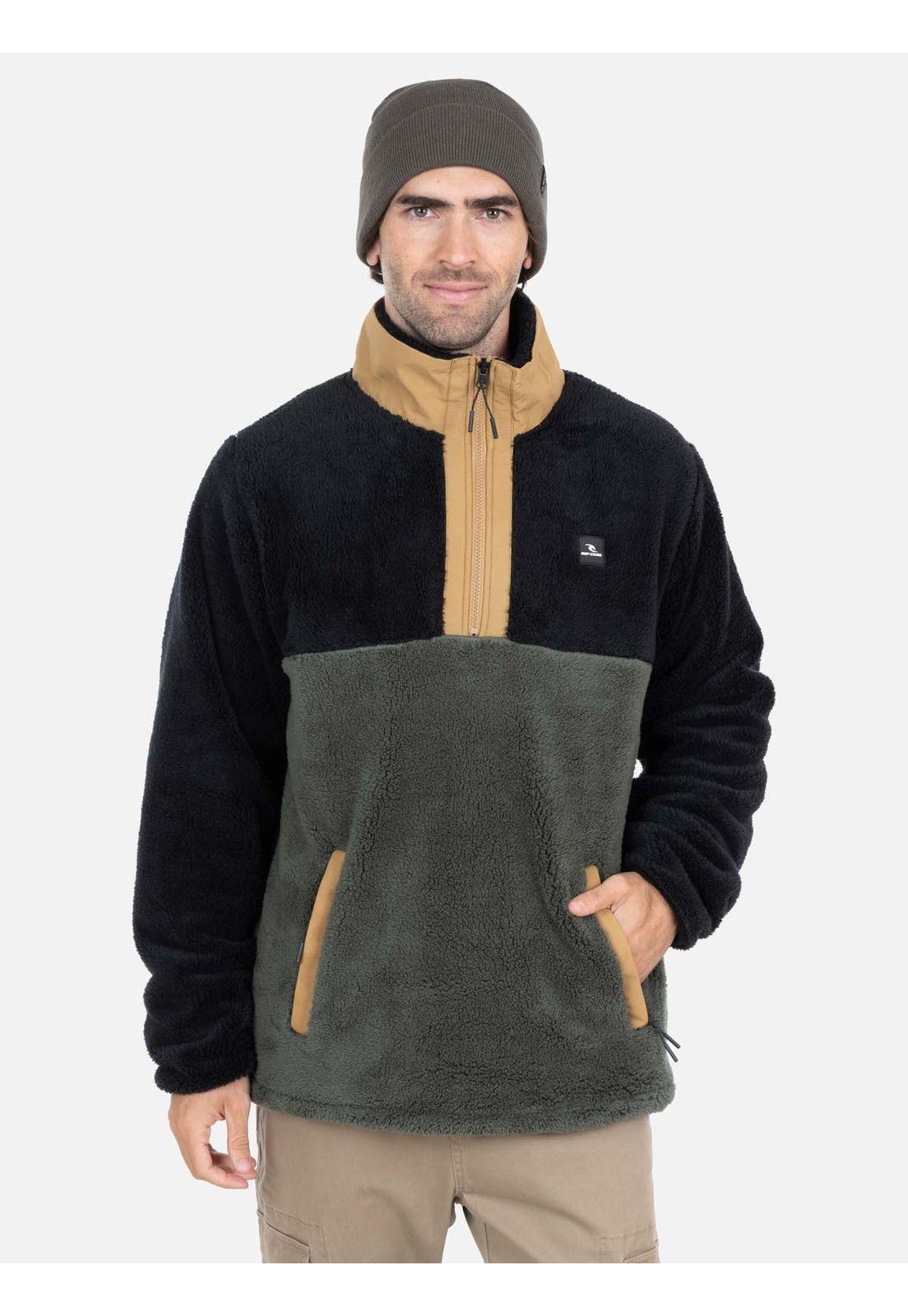 Poleron Chiporro Nébula Verde Hombre Rip Curl-2