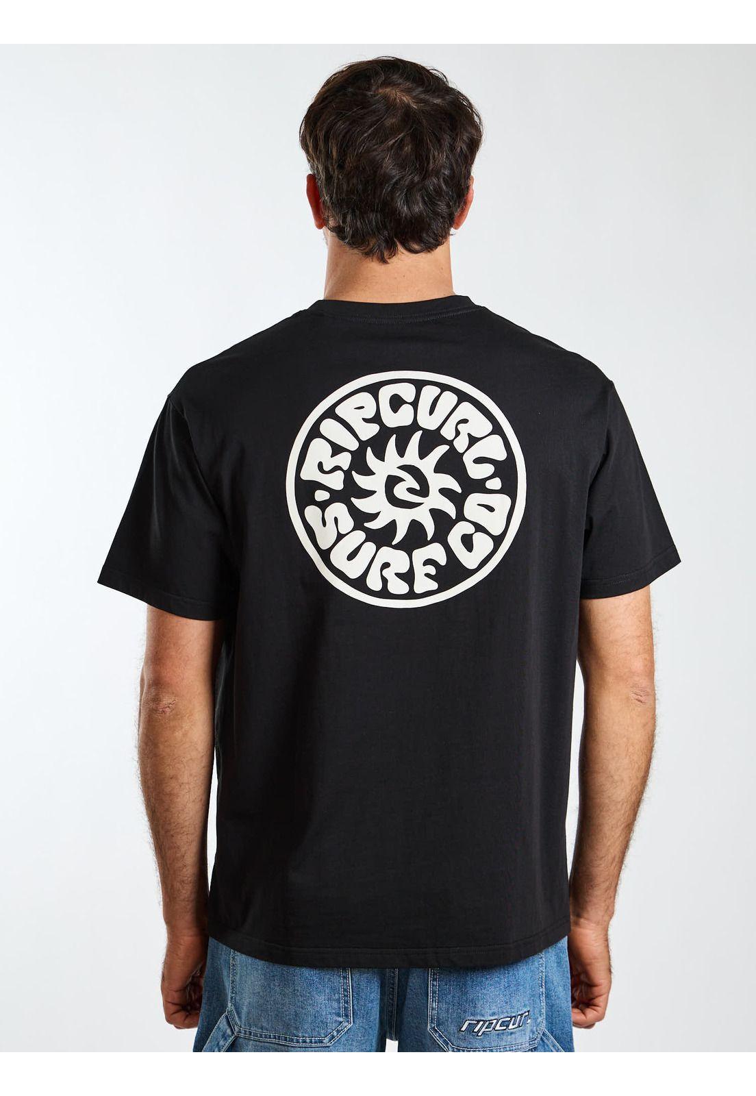 Polera MC Shore Negro Hombre Rip Curl-2