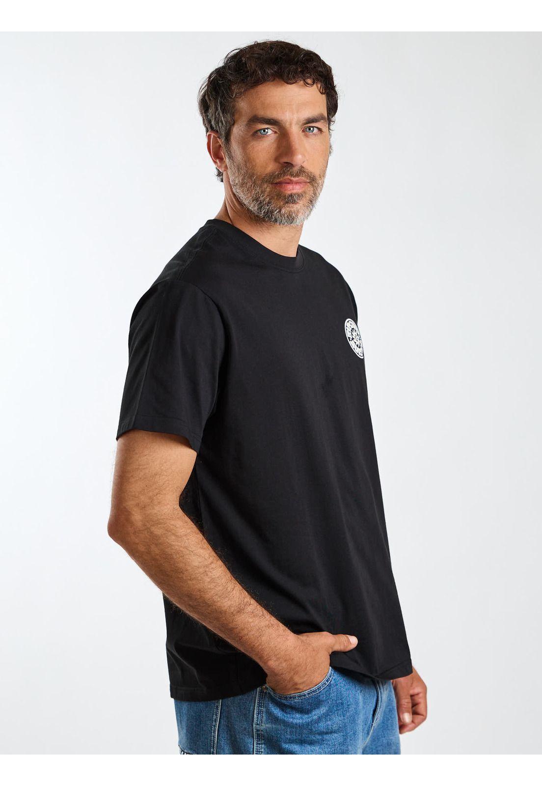 Polera MC Shore Negro Hombre Rip Curl-3