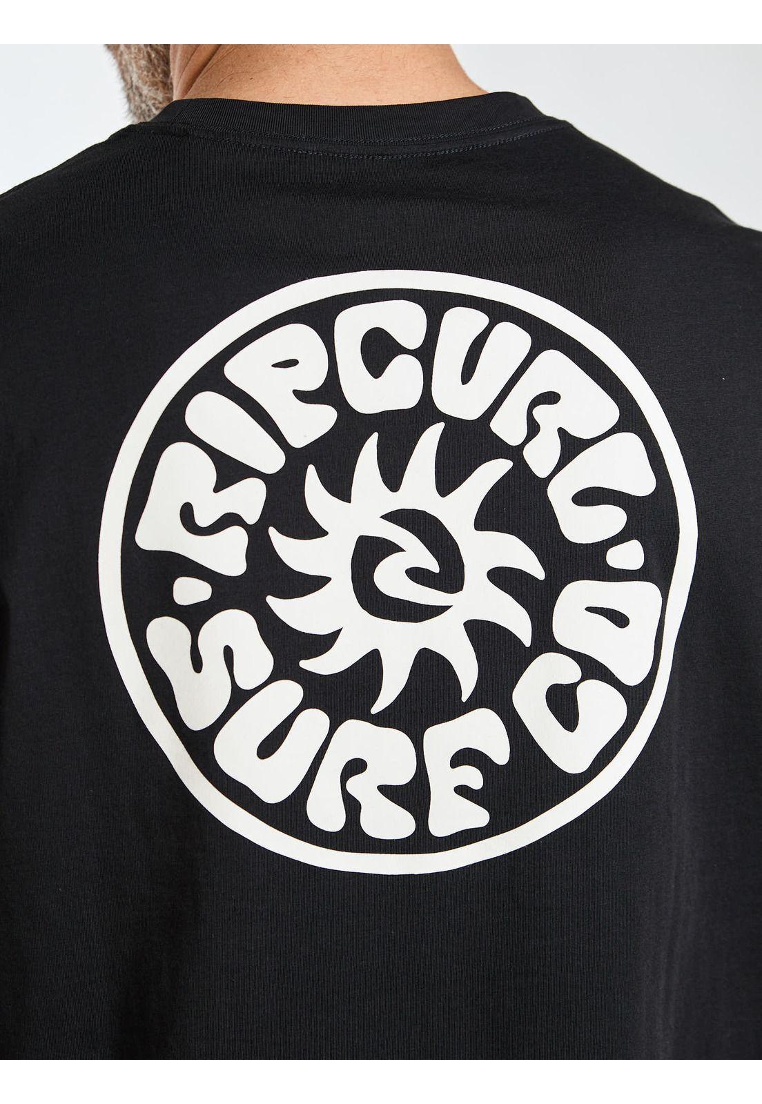 Polera MC Shore Negro Hombre Rip Curl-4