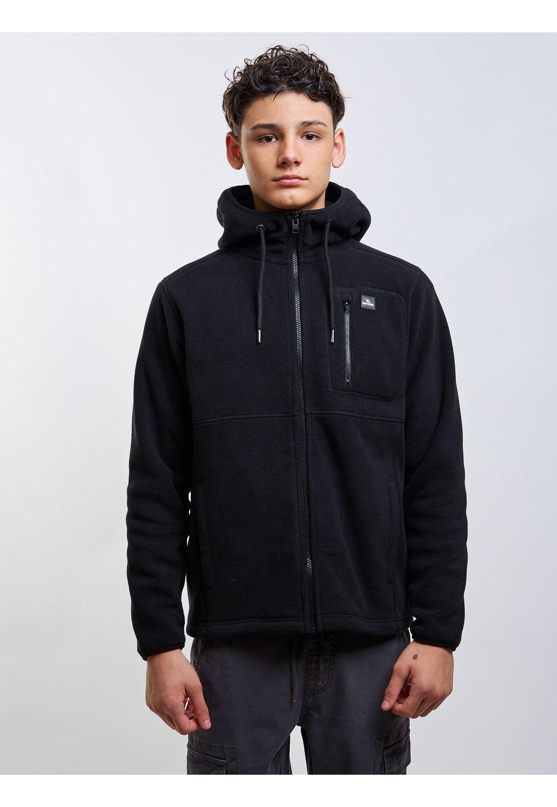 Poleron Polar Waveborn Negro Infantil Rip Curl-0