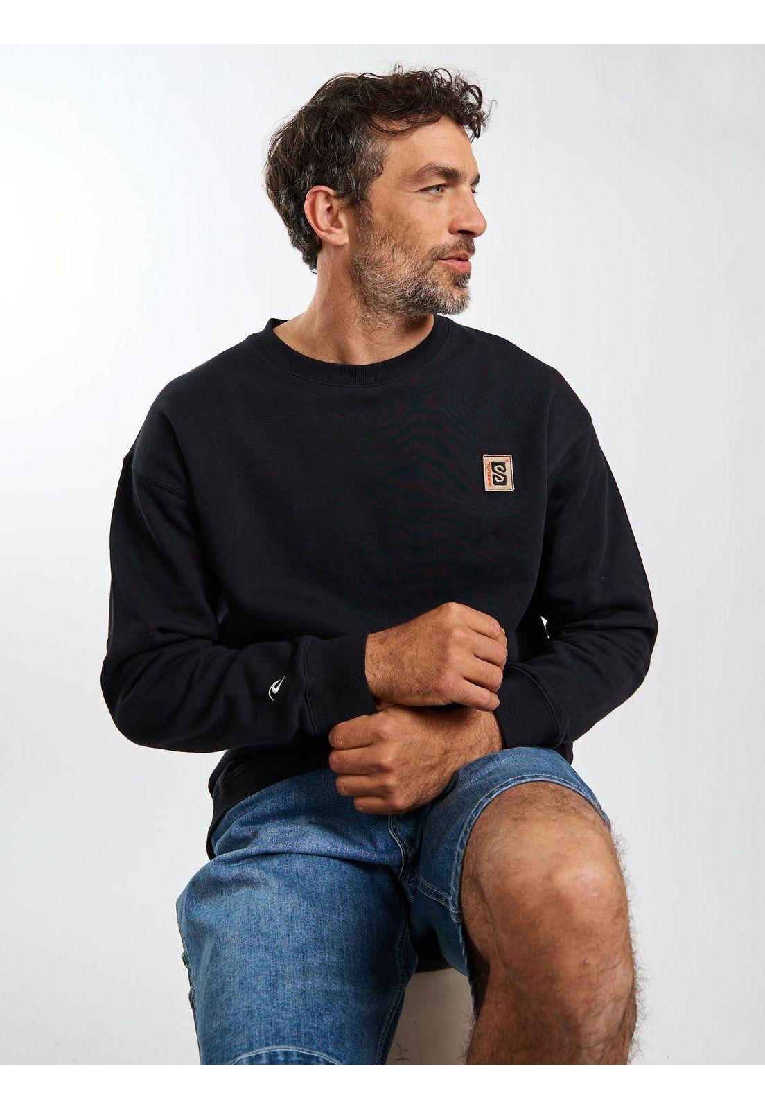 Poleron CR Lowtide Negro Hombre Rip Curl-0