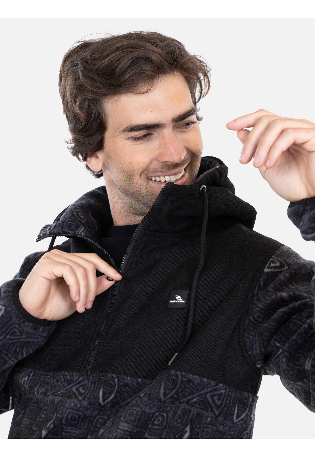 Poleron Micropolar Mana Rc Multicolor Hombre Rip Curl-1