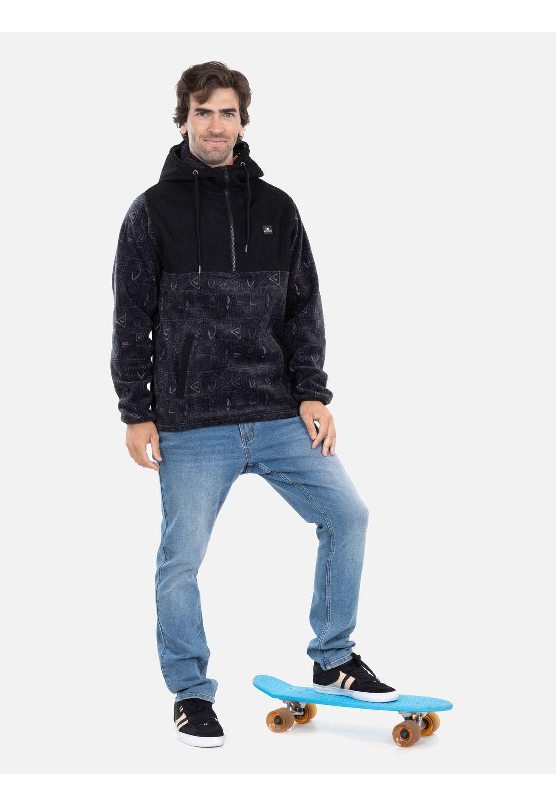 Poleron Micropolar Mana Rc Multicolor Hombre Rip Curl-2