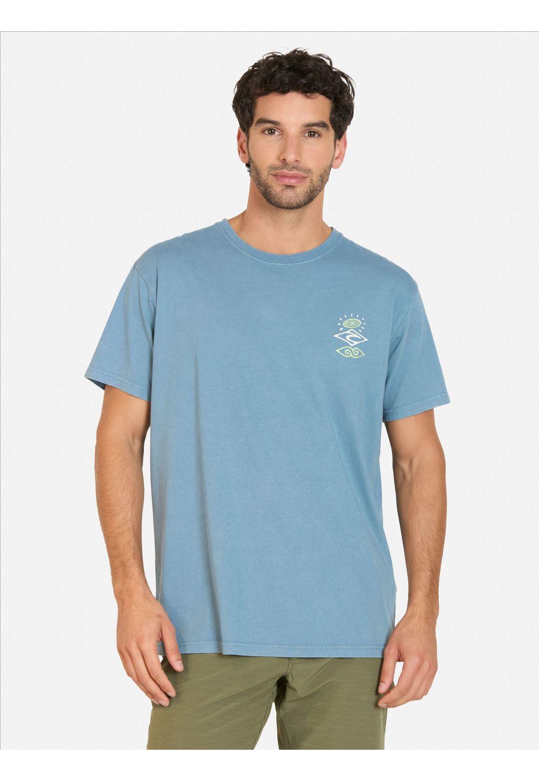 Polera MC Surf Azul Hombre Rip Curl-0