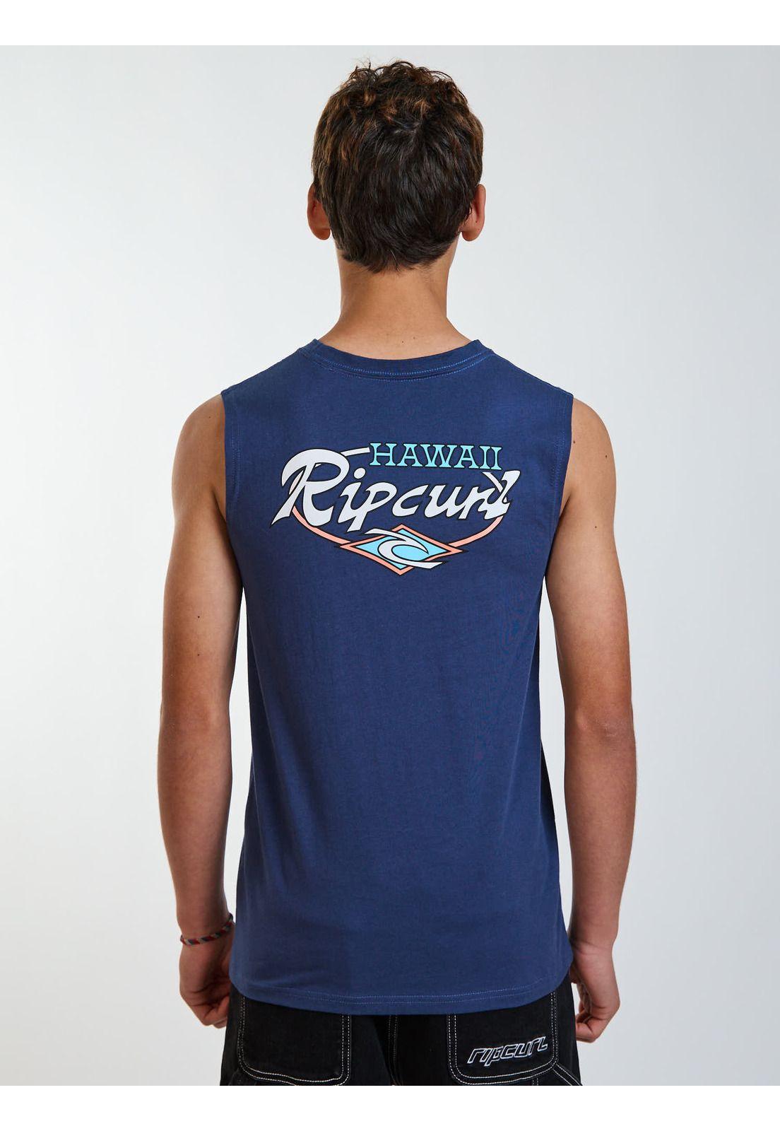 Polera SM Freedom Azul Infantil Rip Curl-2