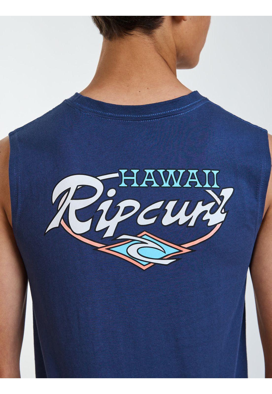 Polera SM Freedom Azul Infantil Rip Curl-4