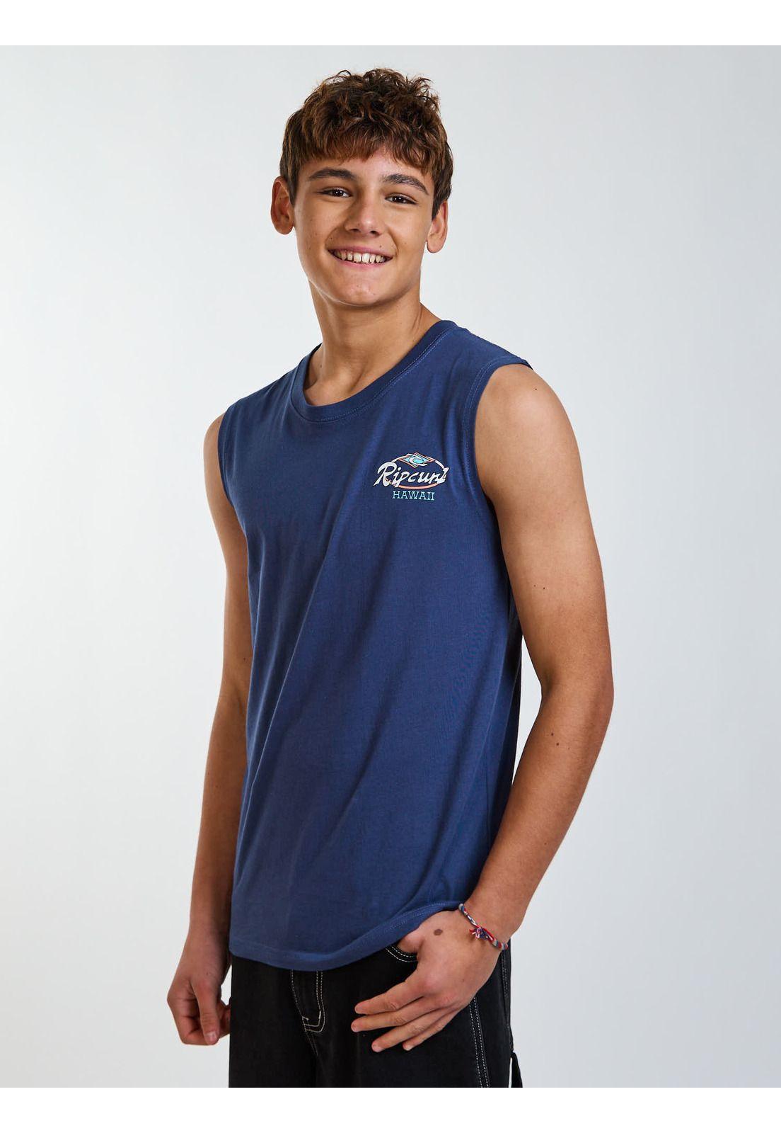 Polera SM Freedom Azul Infantil Rip Curl-7