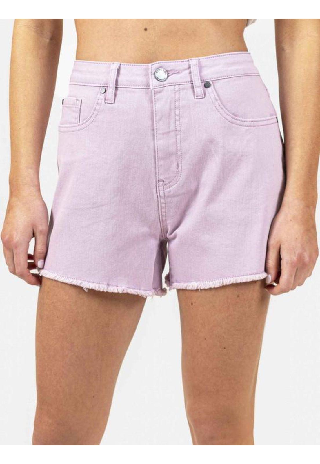Short Jeans 6B822 Mujer Rosado Rip Curl-0